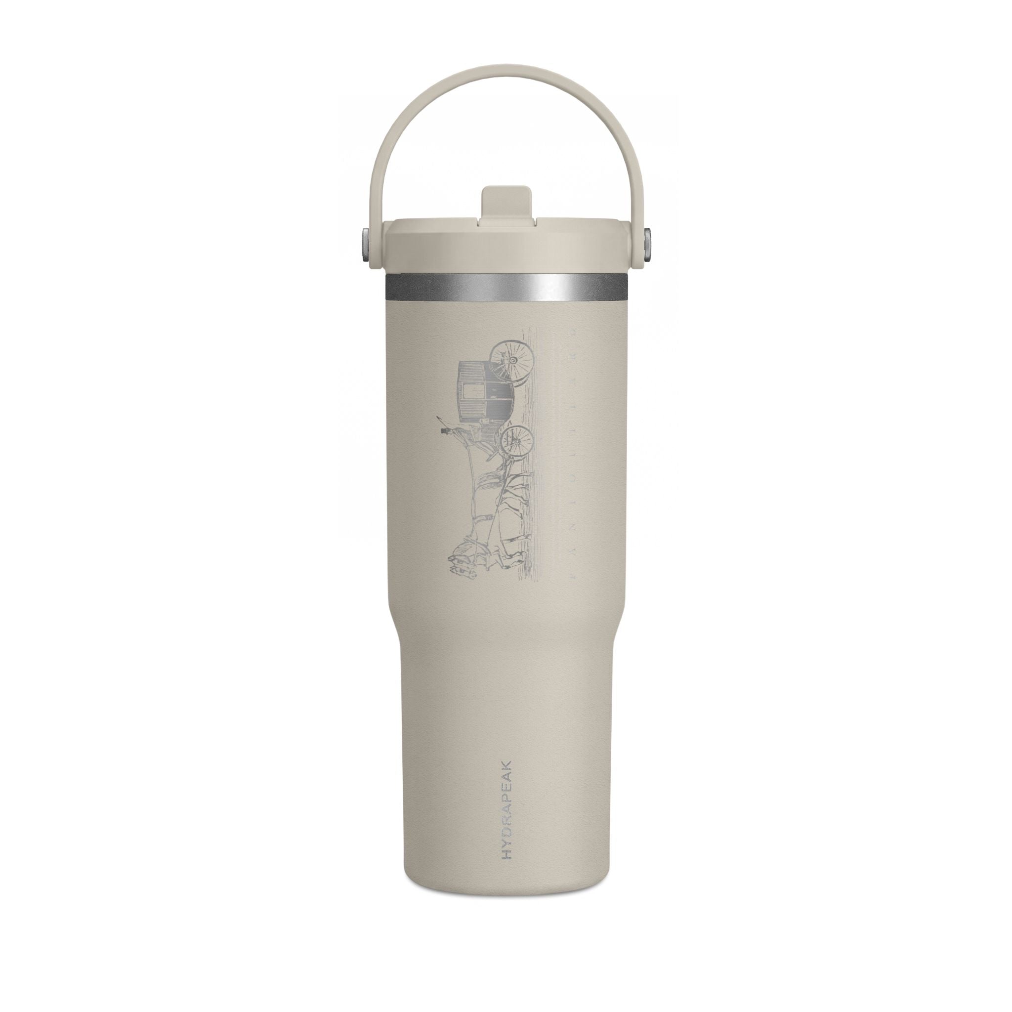 Ivory Vintage Carriage Quote 32oz Stainless Steel Nomad Tumbler