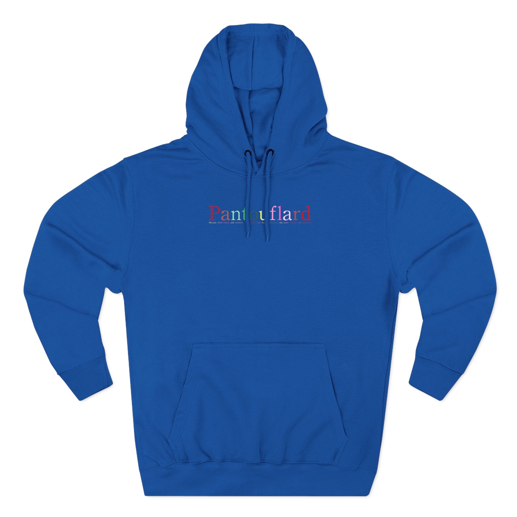 Old Money Aesthetic Premium Hoodie - Pantouflard Colorful Logo (Lane Seven 3-End Fleece)
