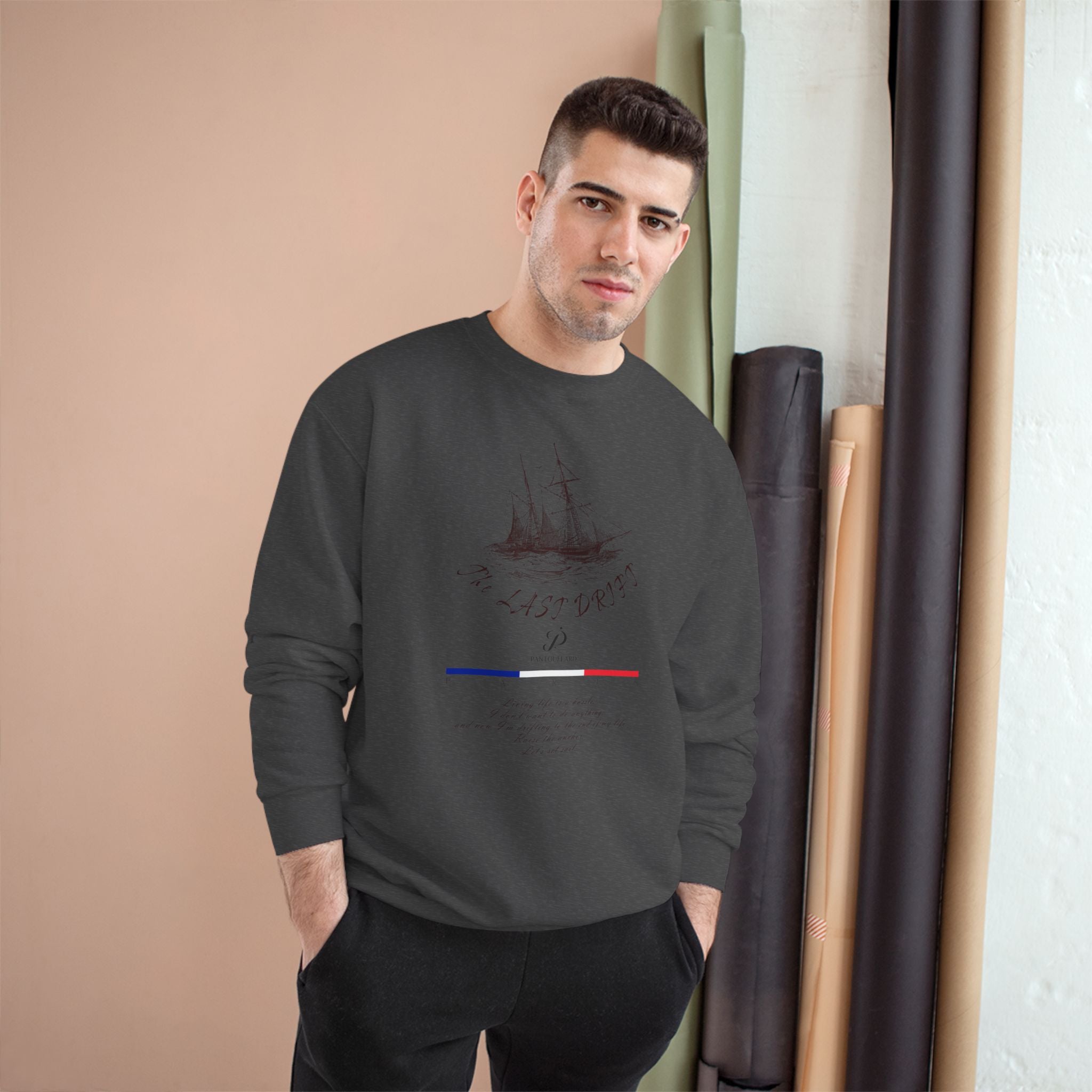 Old Money Nautical Champion Crewneck - The Last Drift I (Paris Streetwear Aesthetic)