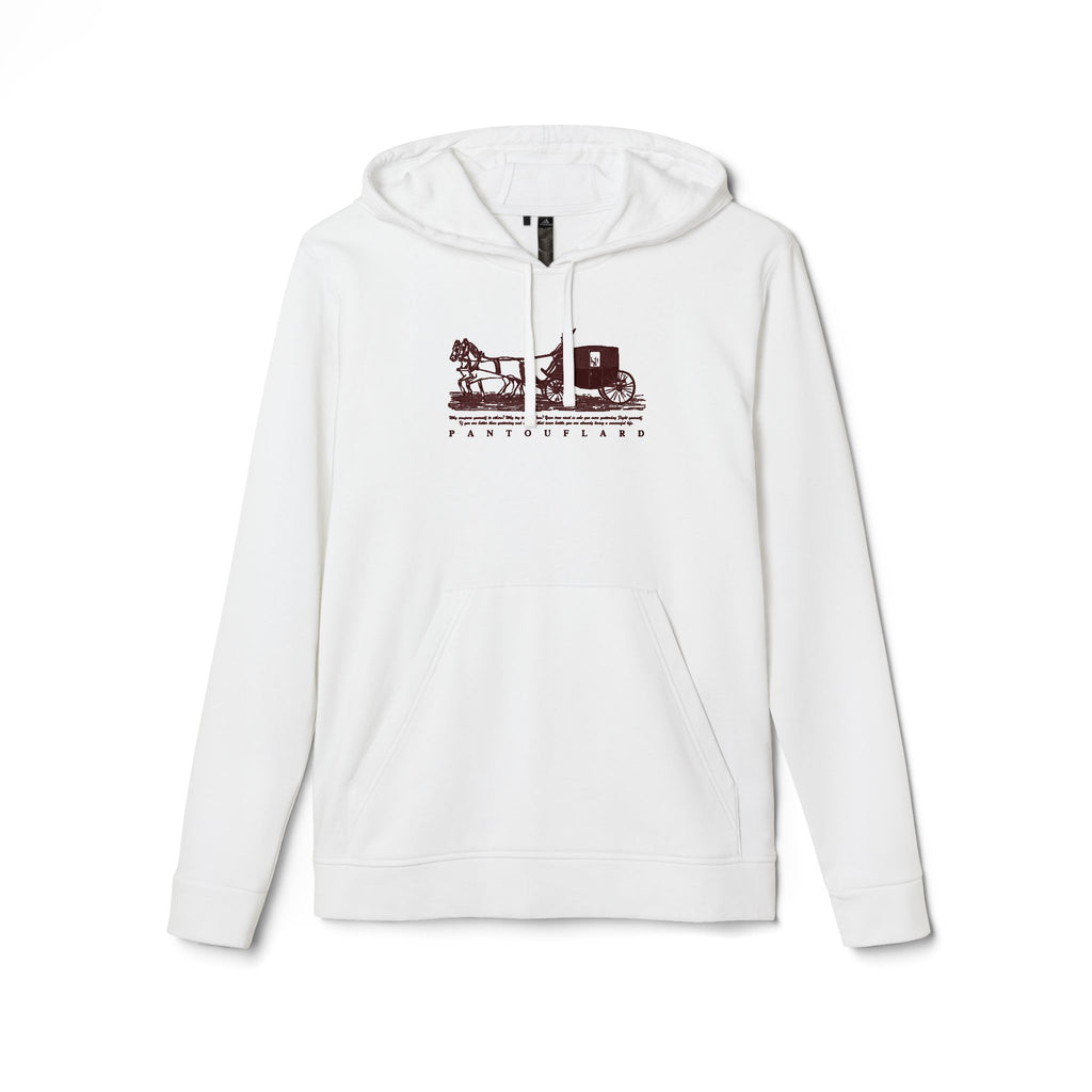 Old Money Tennis Club Hoodie - The Timeless Carriage I (Authentic Adidas Performance Fleece)
