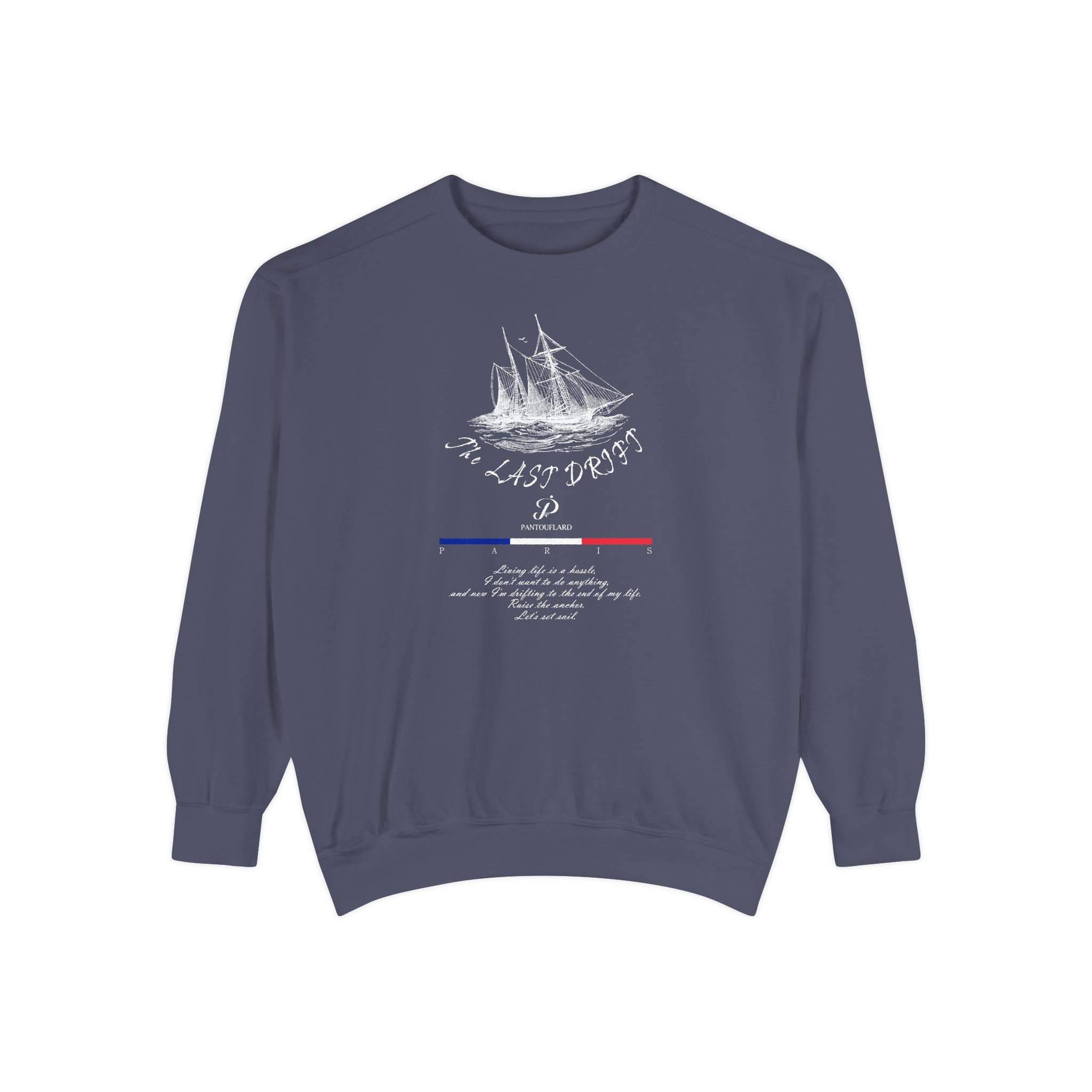 Unisex Navy Last Drift Cotton Blend Sweatshirt