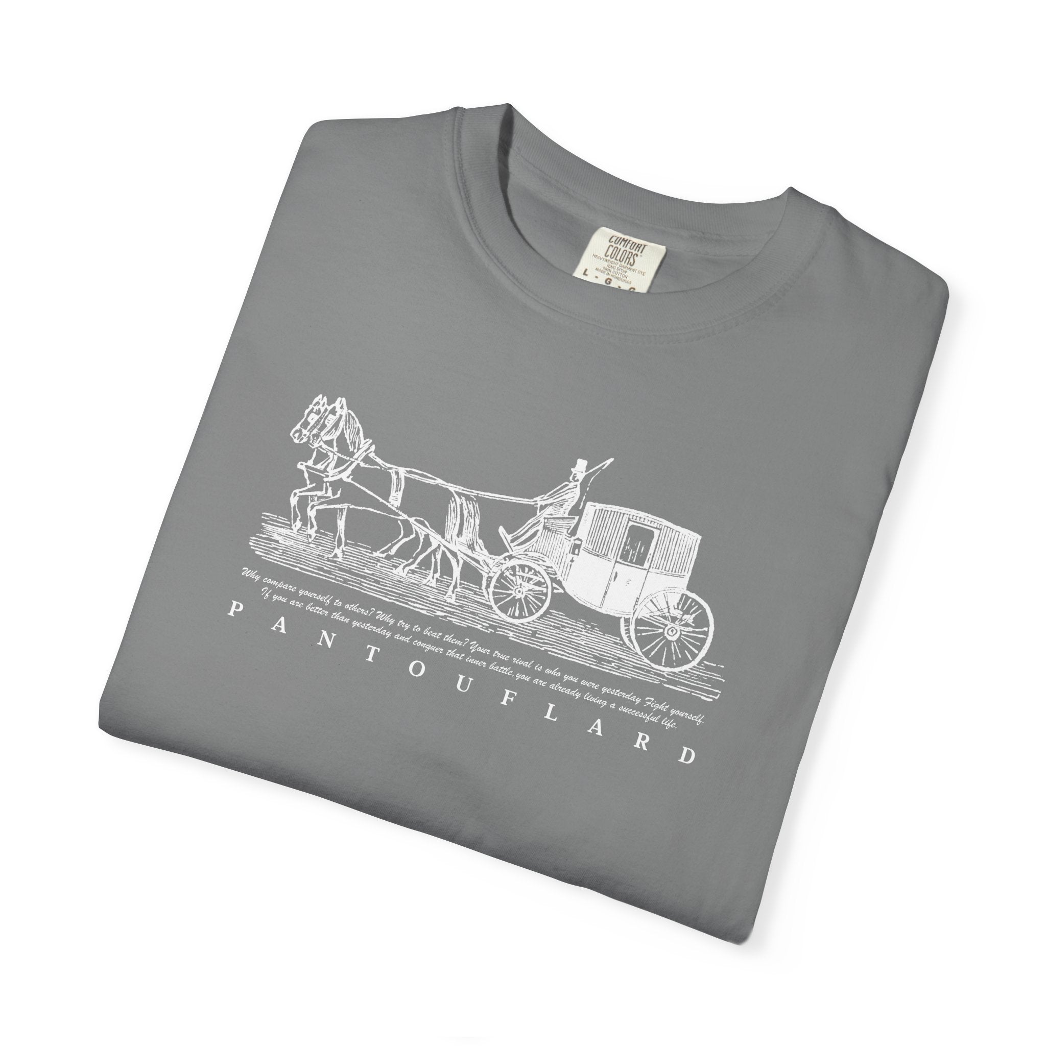 Unisex Burnt Orange Hanes Vintage Carriage Graphic 100% Cotton T-Shirt