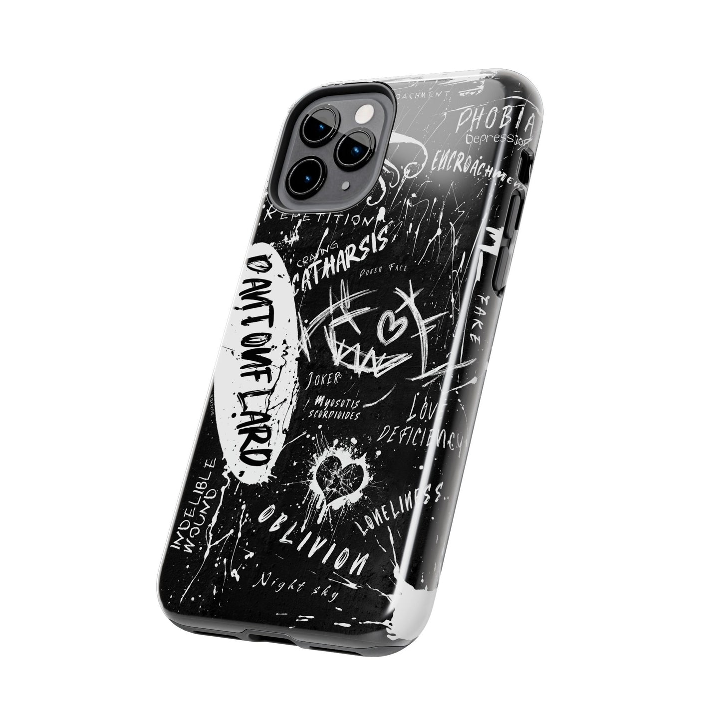 Edgy iPhone Cases for Tough Love - Perfect for Teens and Young Adults, Trendy Art, Unique Gift, Phone Accessories