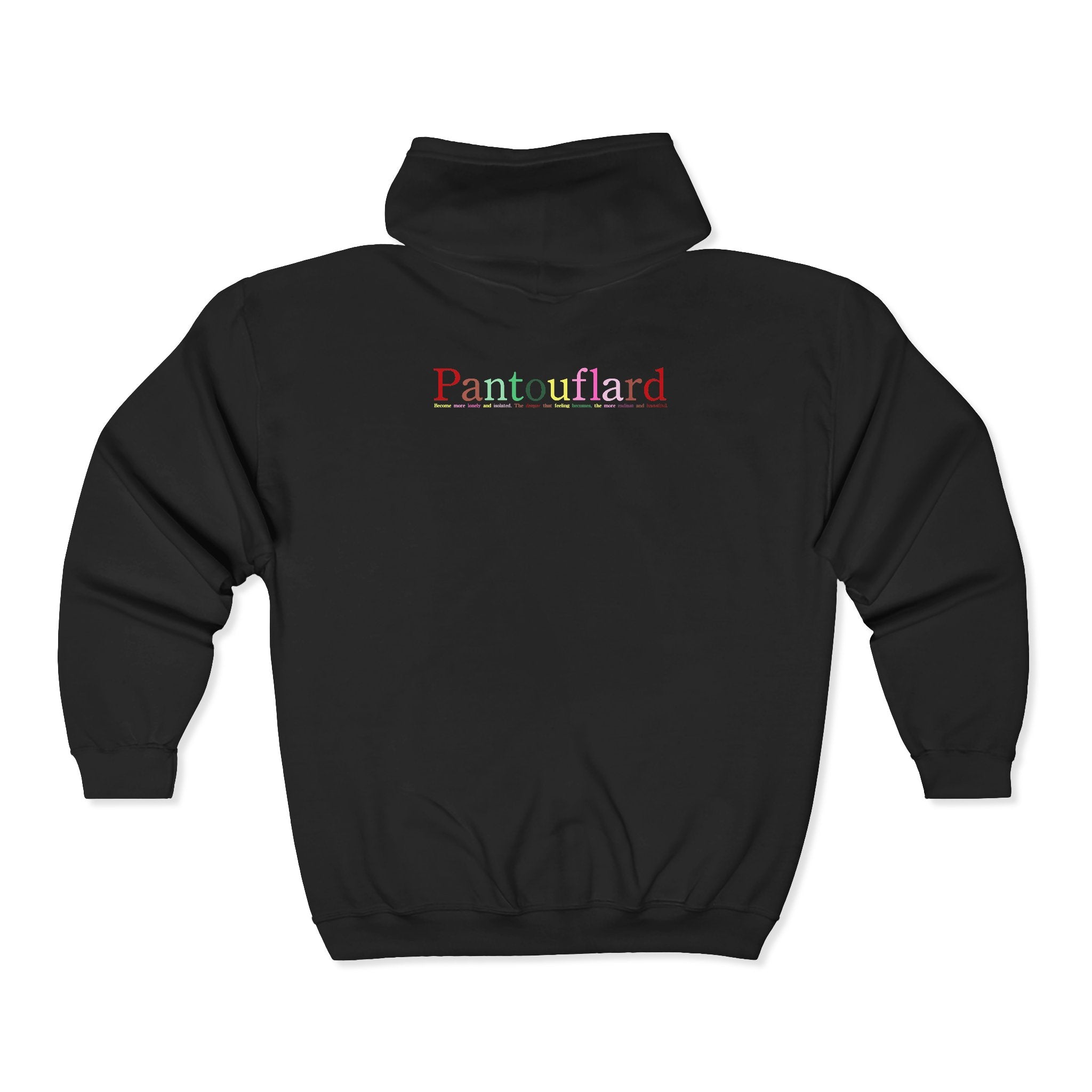 Old Money Aesthetic Zip-Up Hoodie - Back print Heavyweight