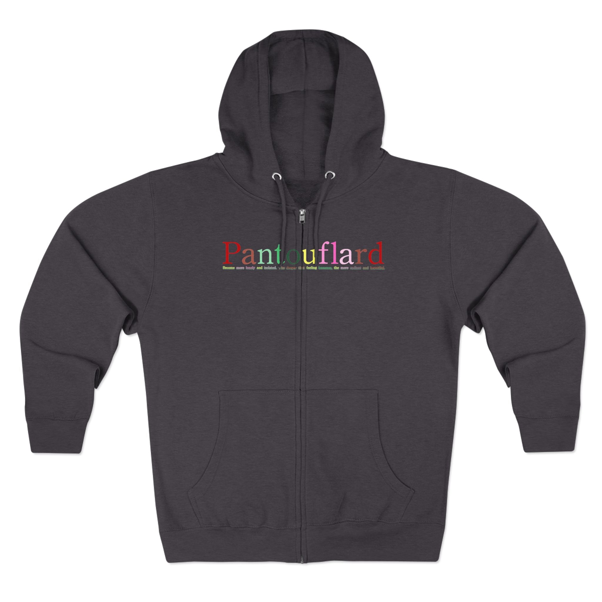 Text Zip Hoodie | Lane Seven Fleece with YKK Zipper
