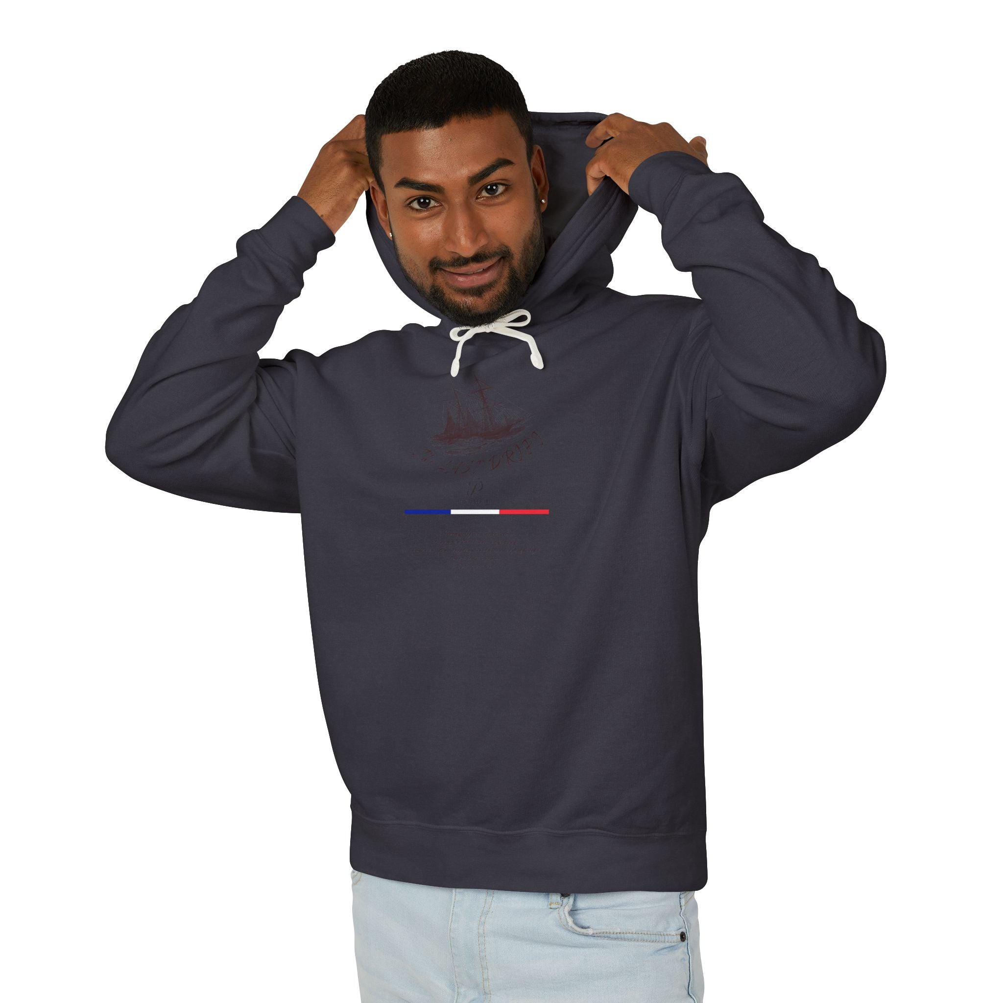 Old Money Nautical Heritage Hoodie - The Last Drift I (Lightweight 100% Cotton Coastal Pullover)