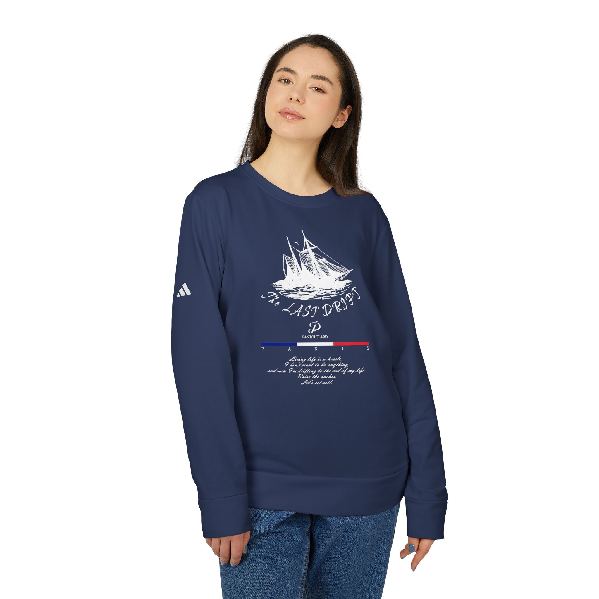 Adidas® Unisex Fleece-Sweatshirt mit Rundhalsausschnitt