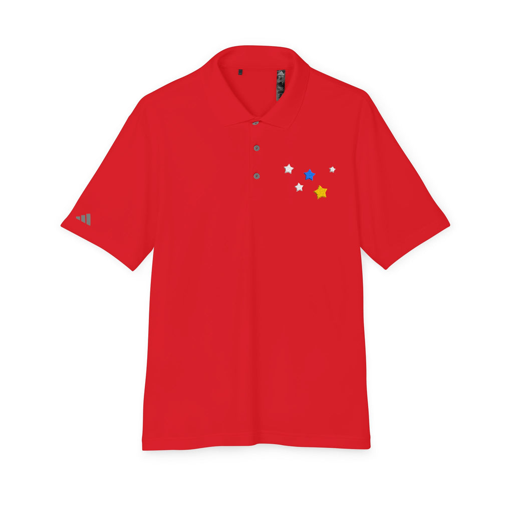 Adidas Unisex Cassiopeia Constellation Embroidered Polo - W-Shape Performance Shirt