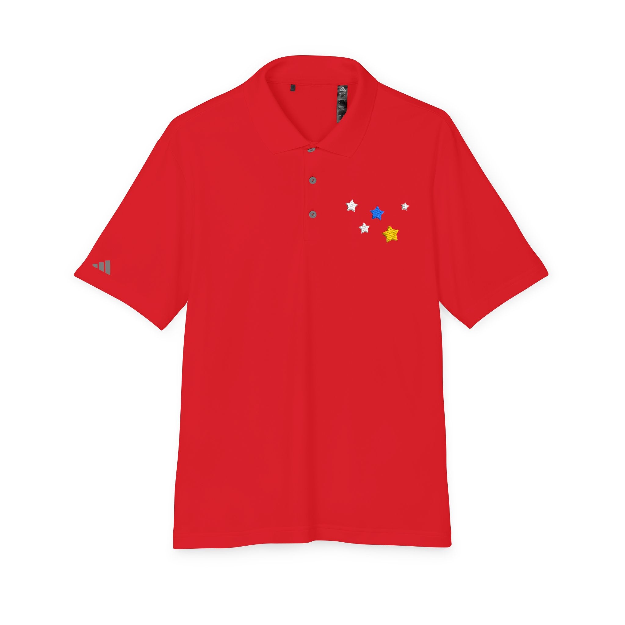 Adidas Unisex Cassiopeia Constellation Embroidered Polo - W-Shape Performance Shirt