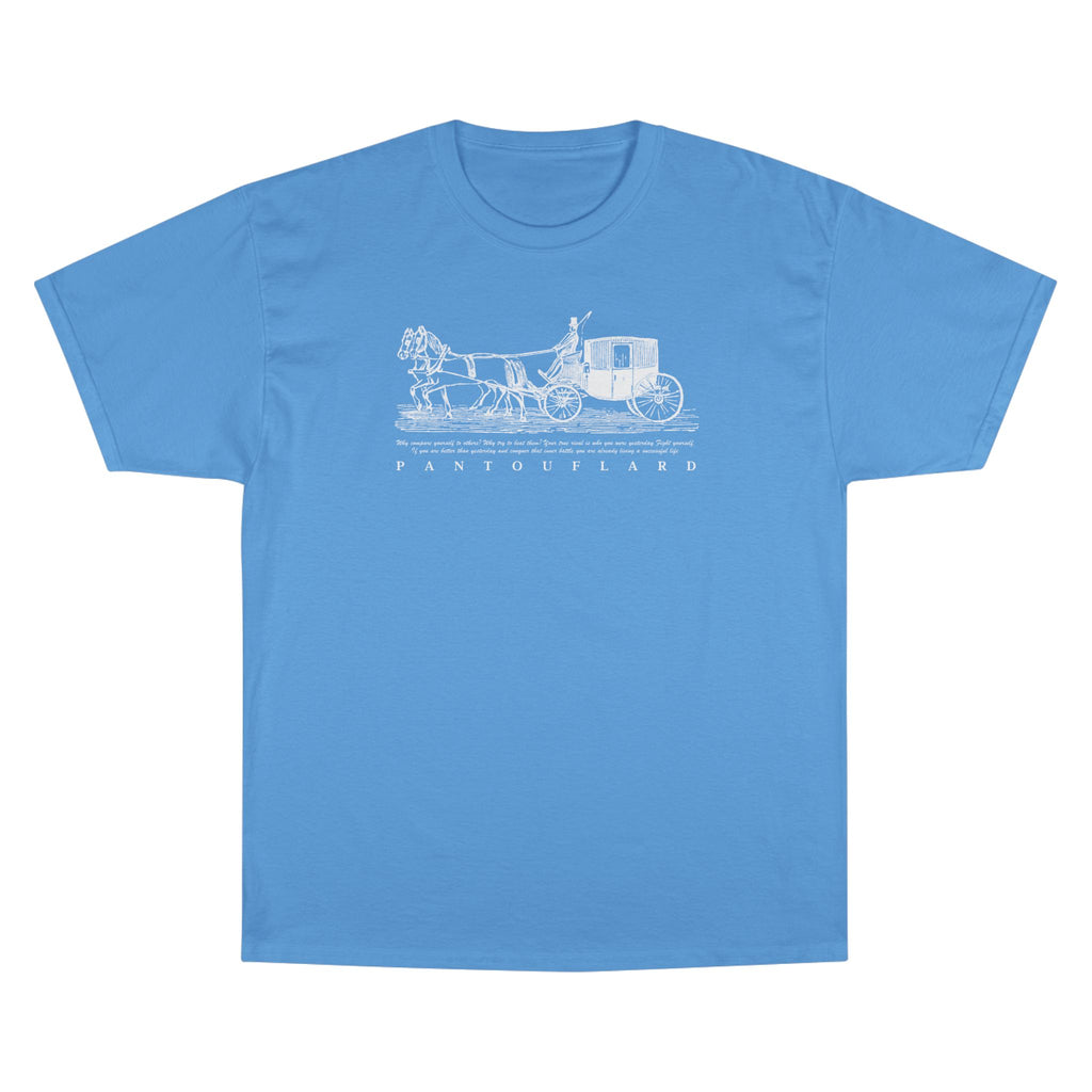 Unisex Charcoal Champion Vintage Carriage 100% Cotton T-Shirt