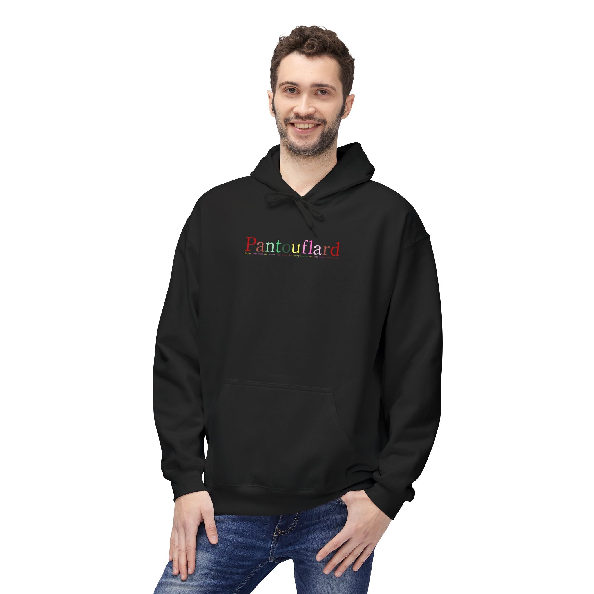 Old Money Aesthetic Premium Hoodie - Pantouflard Logo (Gildan Hammer Heavyweight Fleece)