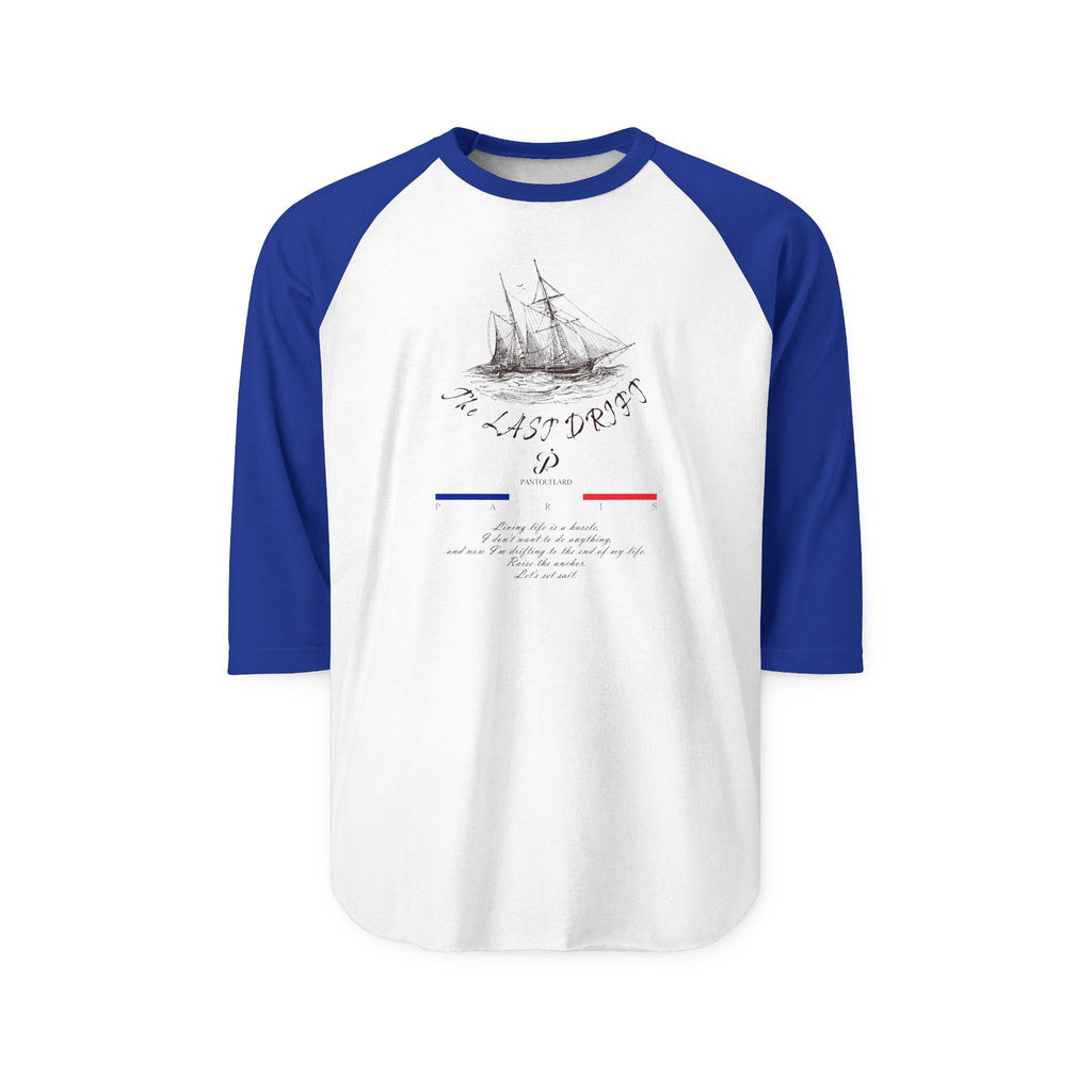 Unisex White Last Drift Cotton Raglan Shirt