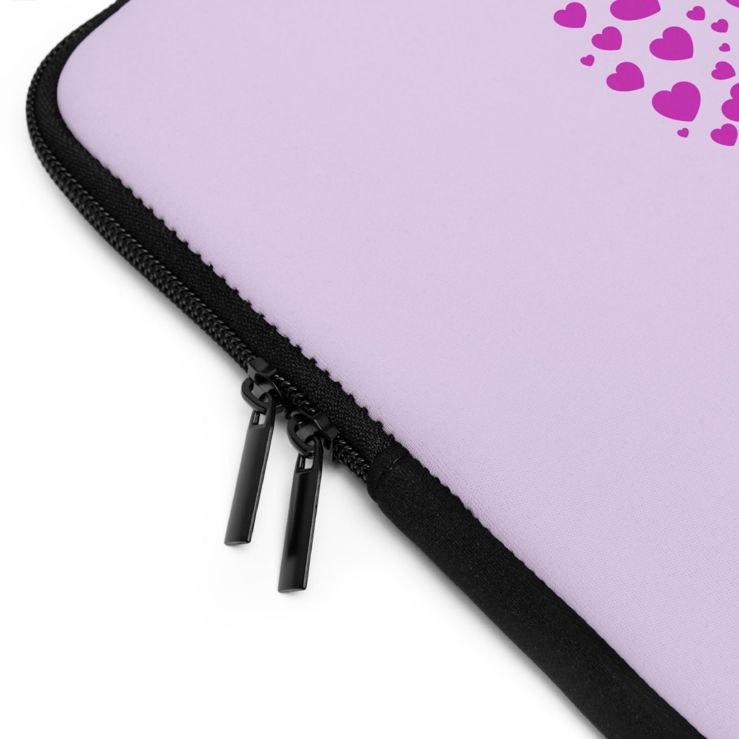 Pink Heart Laptop Sleeve