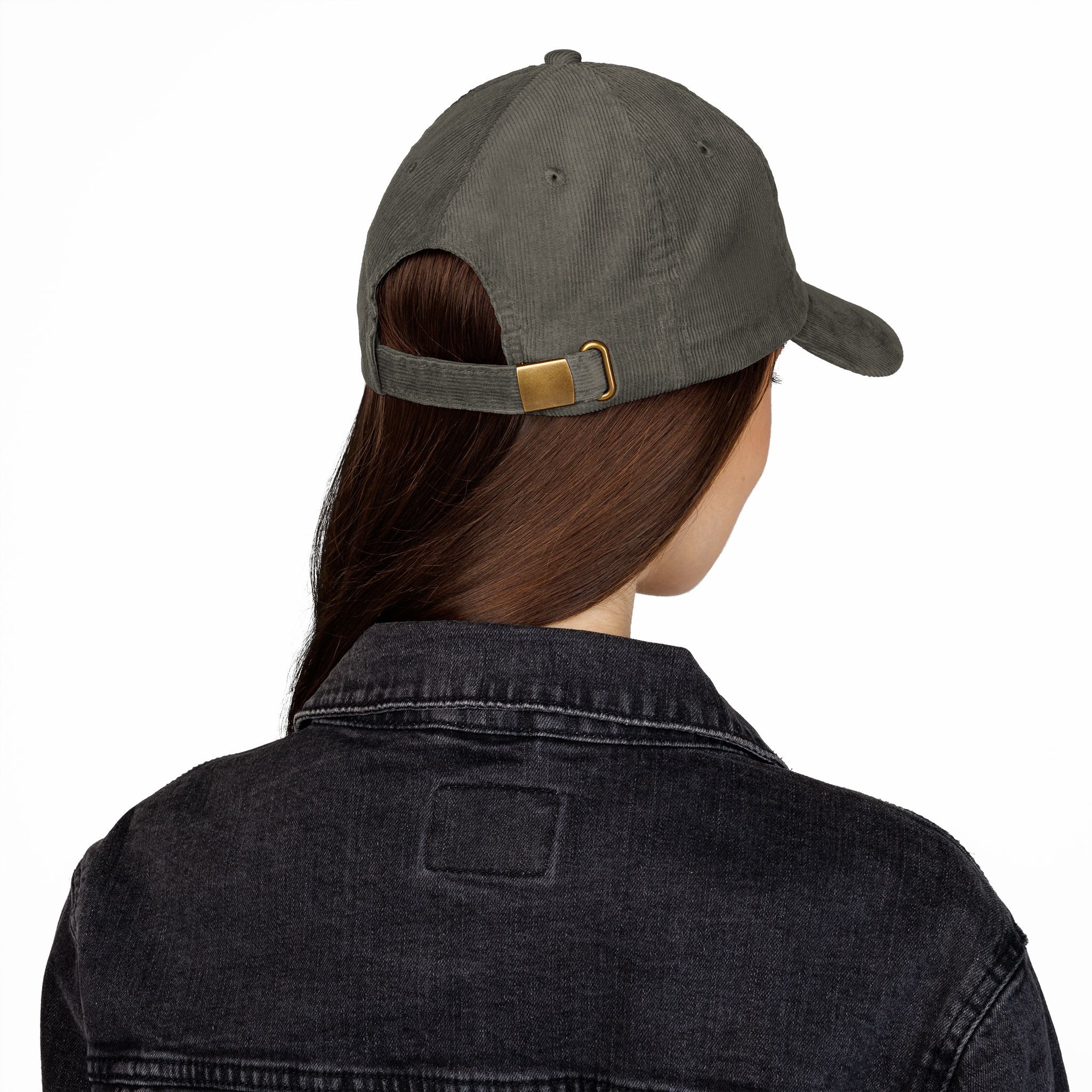 Unisex Cassiopeia Star Embroidered Cotton Corduroy Cap