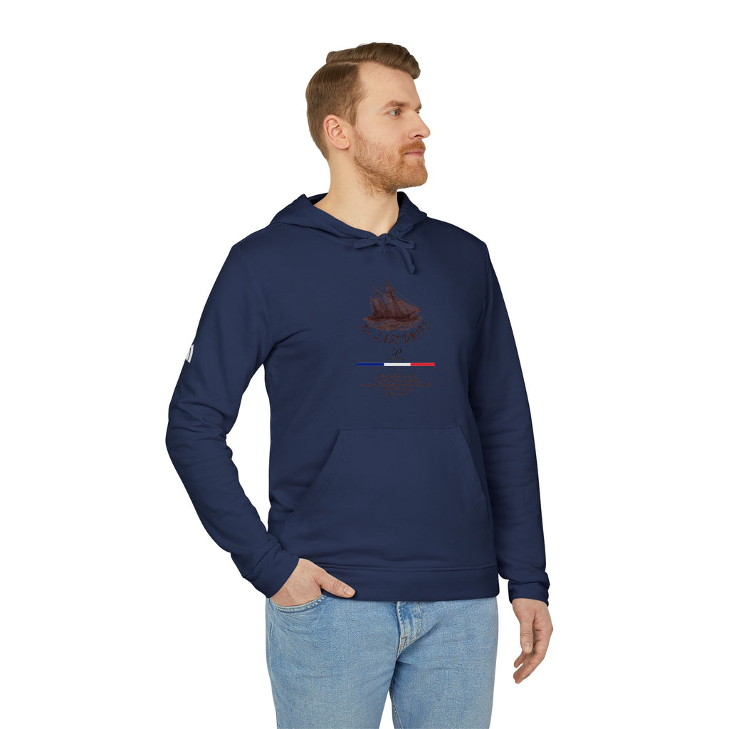 Old Money Yacht Club Hoodie - The Last Drift I (Authentic Adidas Sporty Rich Fleece)