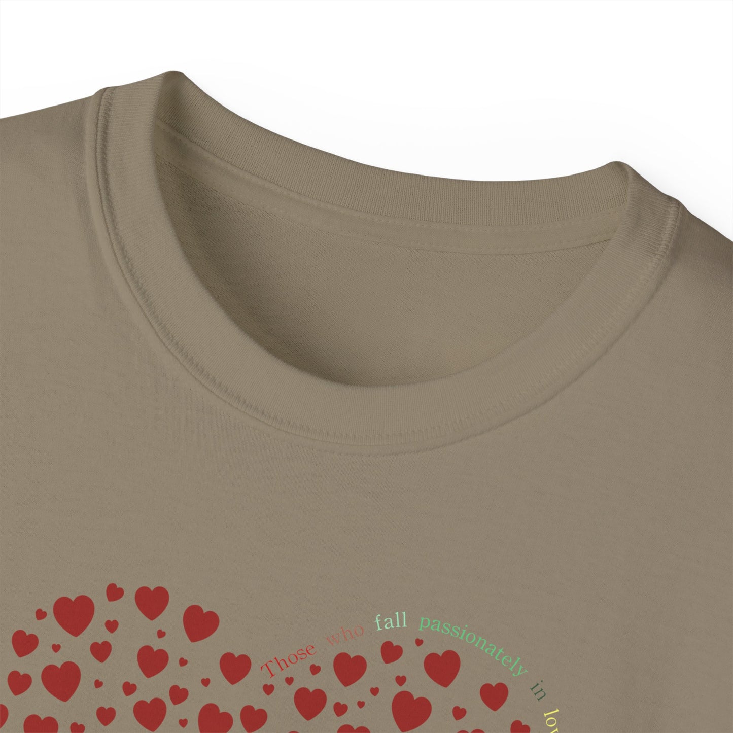 Red Heart Unisex Kurzarm-T-Shirt