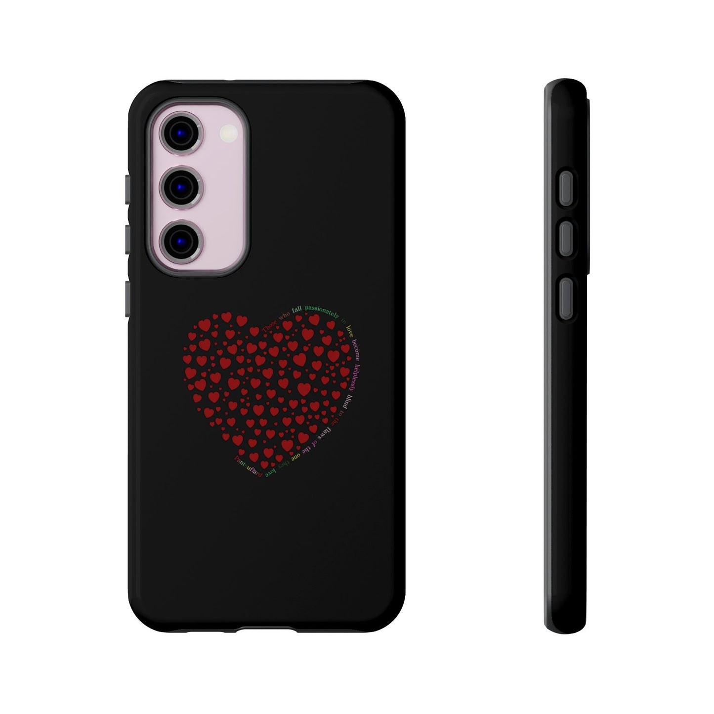 Fundas de corazón rojo para teléfonos iPhone, Galaxy, Google Pixel (54 tipos)