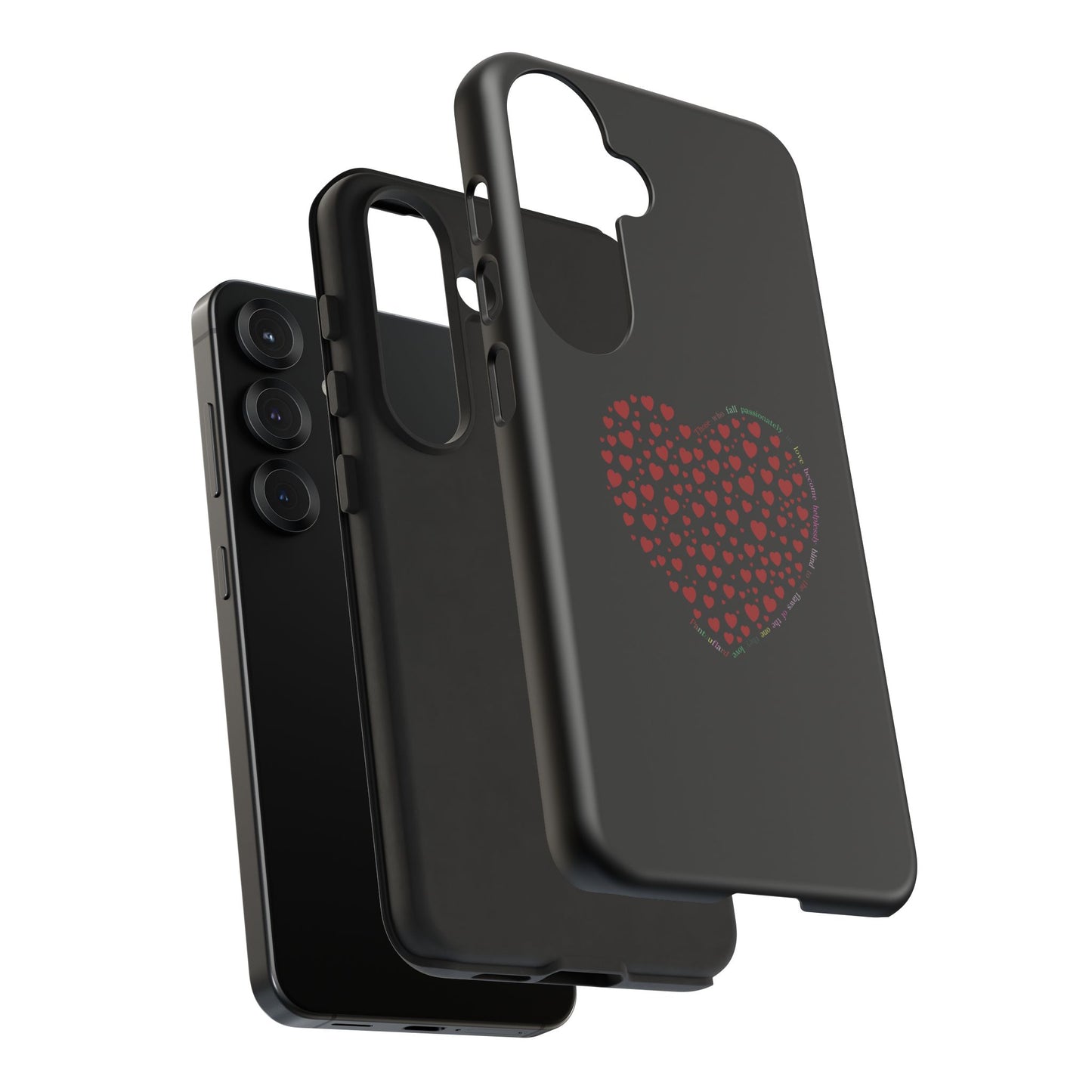 Fundas de corazón rojo para teléfonos iPhone, Galaxy, Google Pixel (54 tipos)