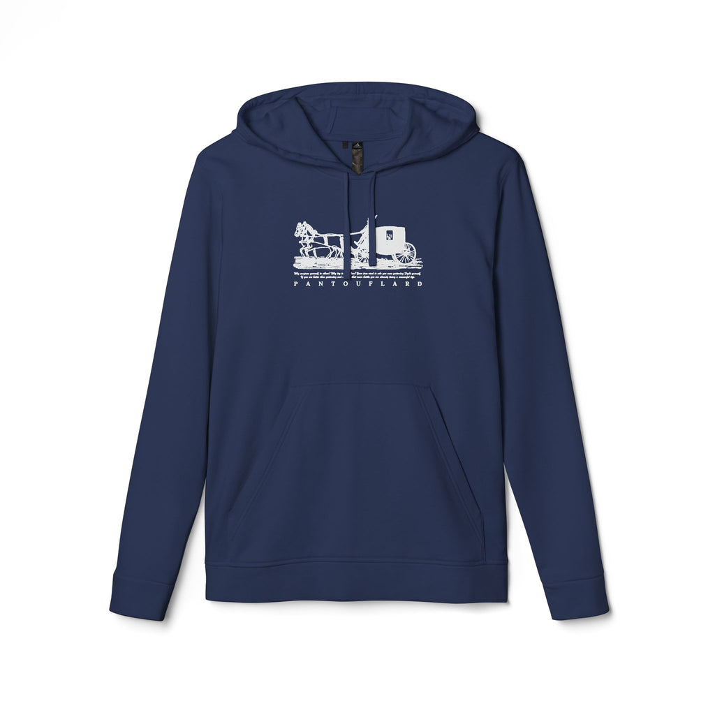 Old Money Tennis Club Hoodie - The Timeless Carriage II (Authentic Adidas Performance Fleece)
