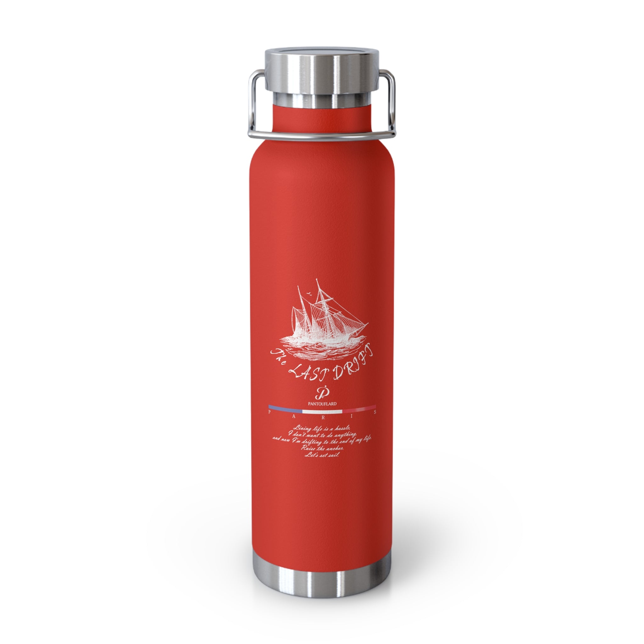 Black The Last Drift Ship 22oz Copper Vacuum Insulated Bottle