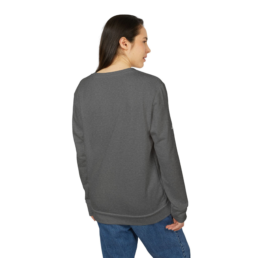 Unisex Royal Blue Kitschy Cassiopeia Constellation BCI Cotton Adidas Sweatshirt