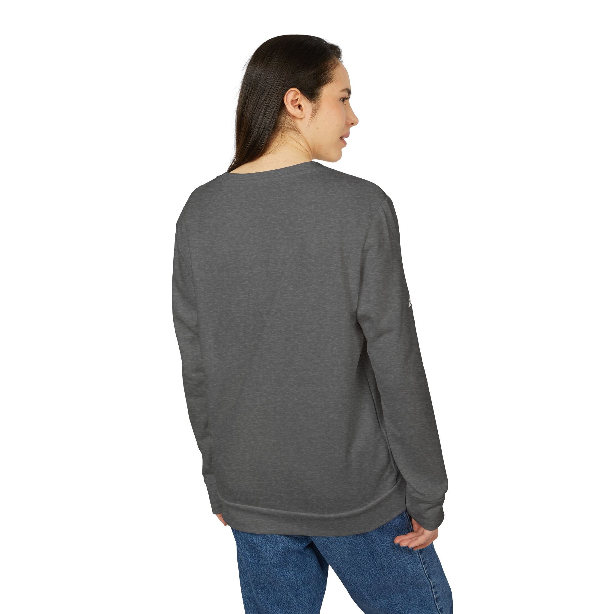 Unisex Royal Blue Kitschy Cassiopeia Constellation BCI Cotton Adidas Sweatshirt