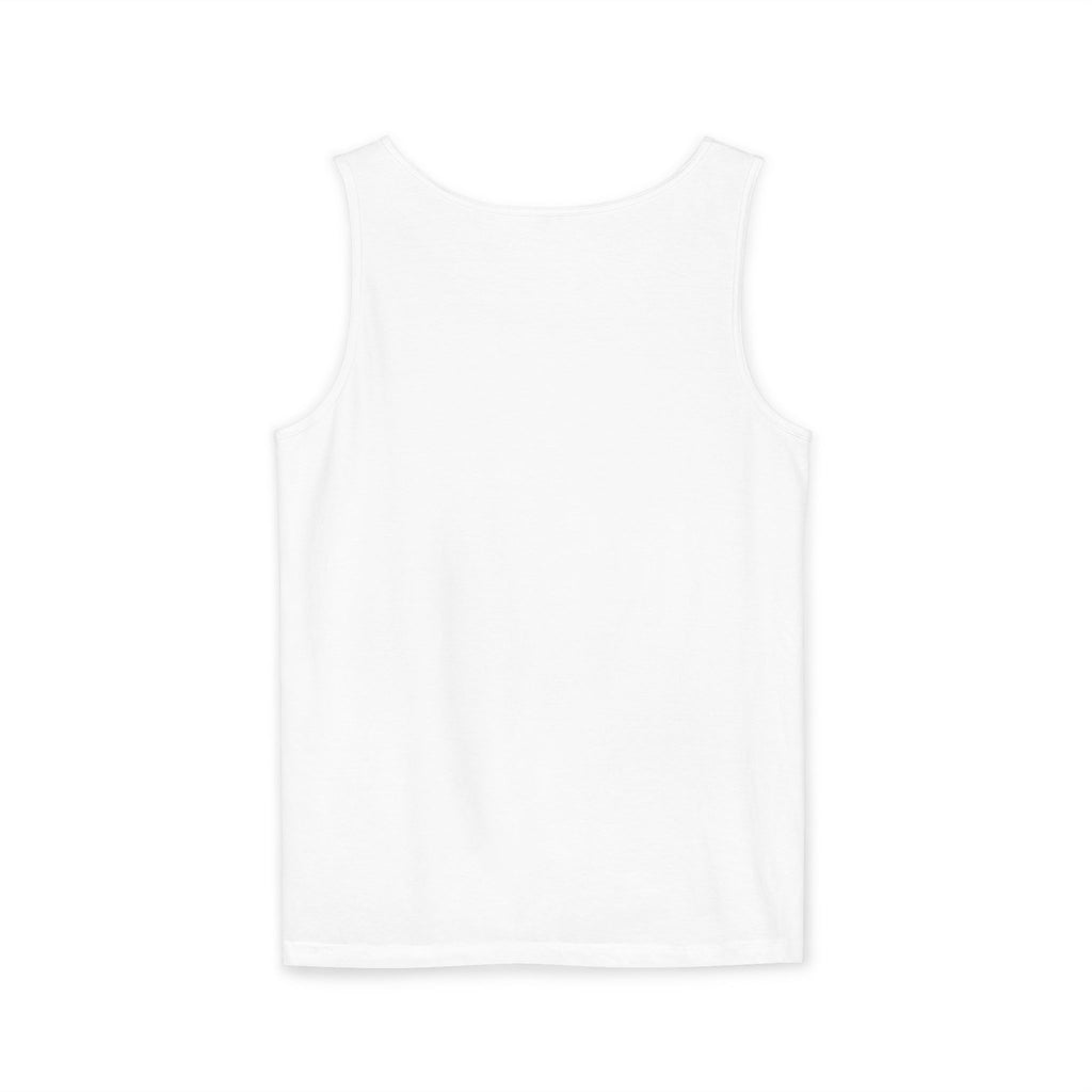 Unisex White Last Drift Cotton Garment-Dyed Tank Top