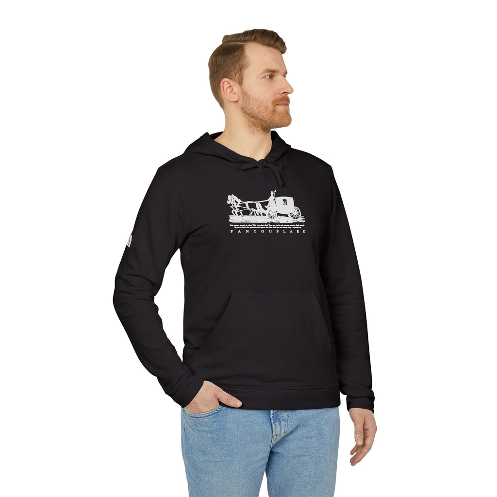 Old Money Tennis Club Hoodie - The Timeless Carriage II (Authentic Adidas Performance Fleece)