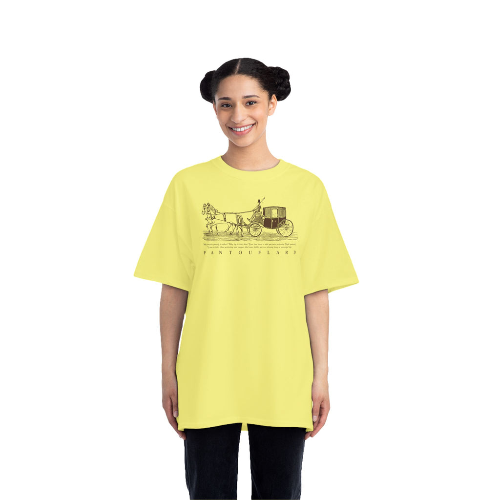 Unisex Burnt Orange Vintage Carriage Graphic 100% Cotton T-Shirt