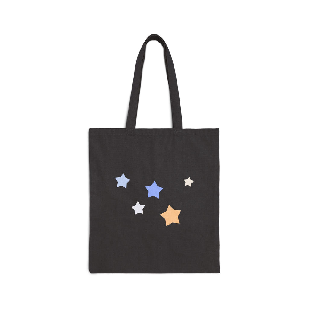 Cassiopeia Star Print Cotton Canvas Tote Bag