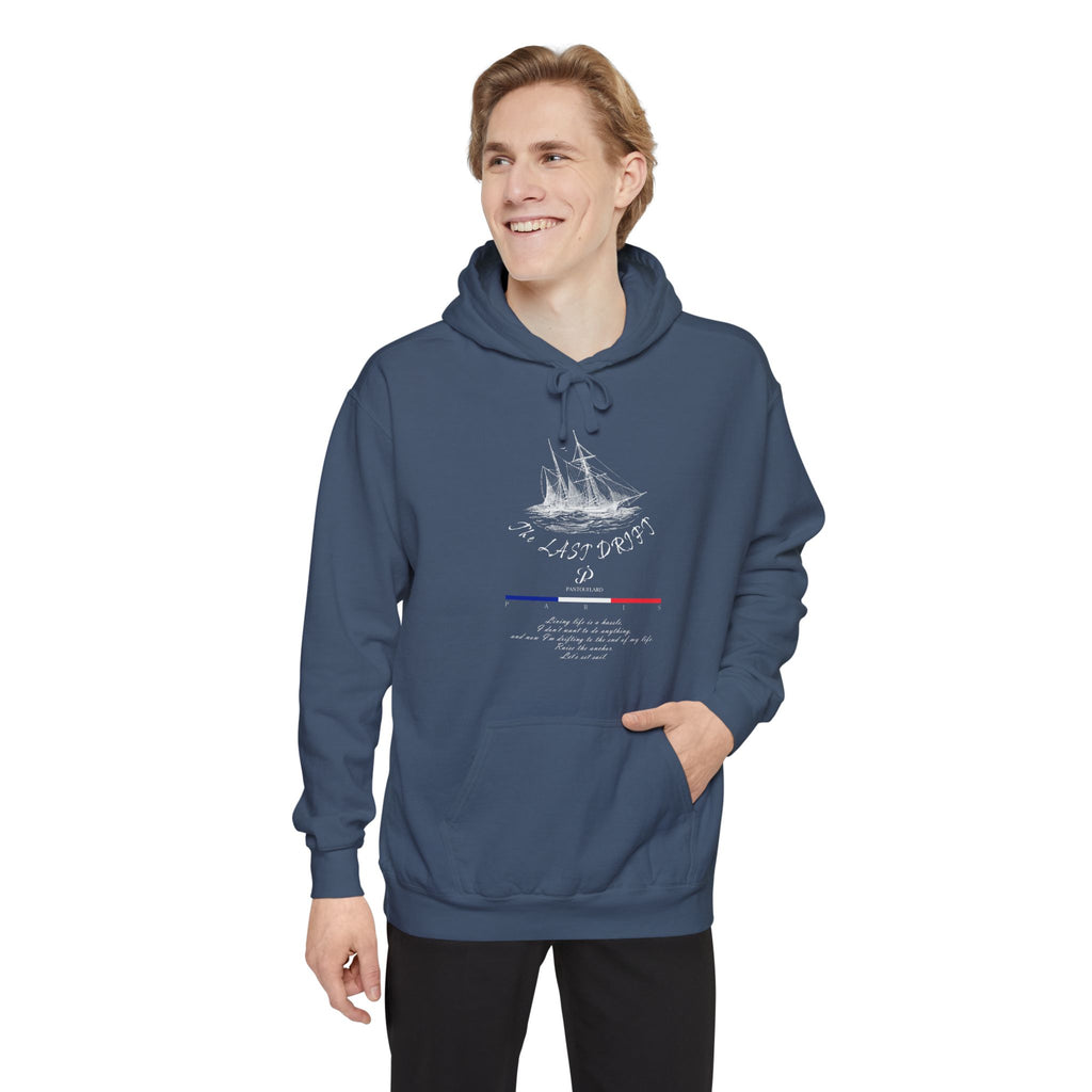 Old Money Nautical Heritage Hoodie - The Last Drift II (9.5oz Garment-Dyed Fleece)