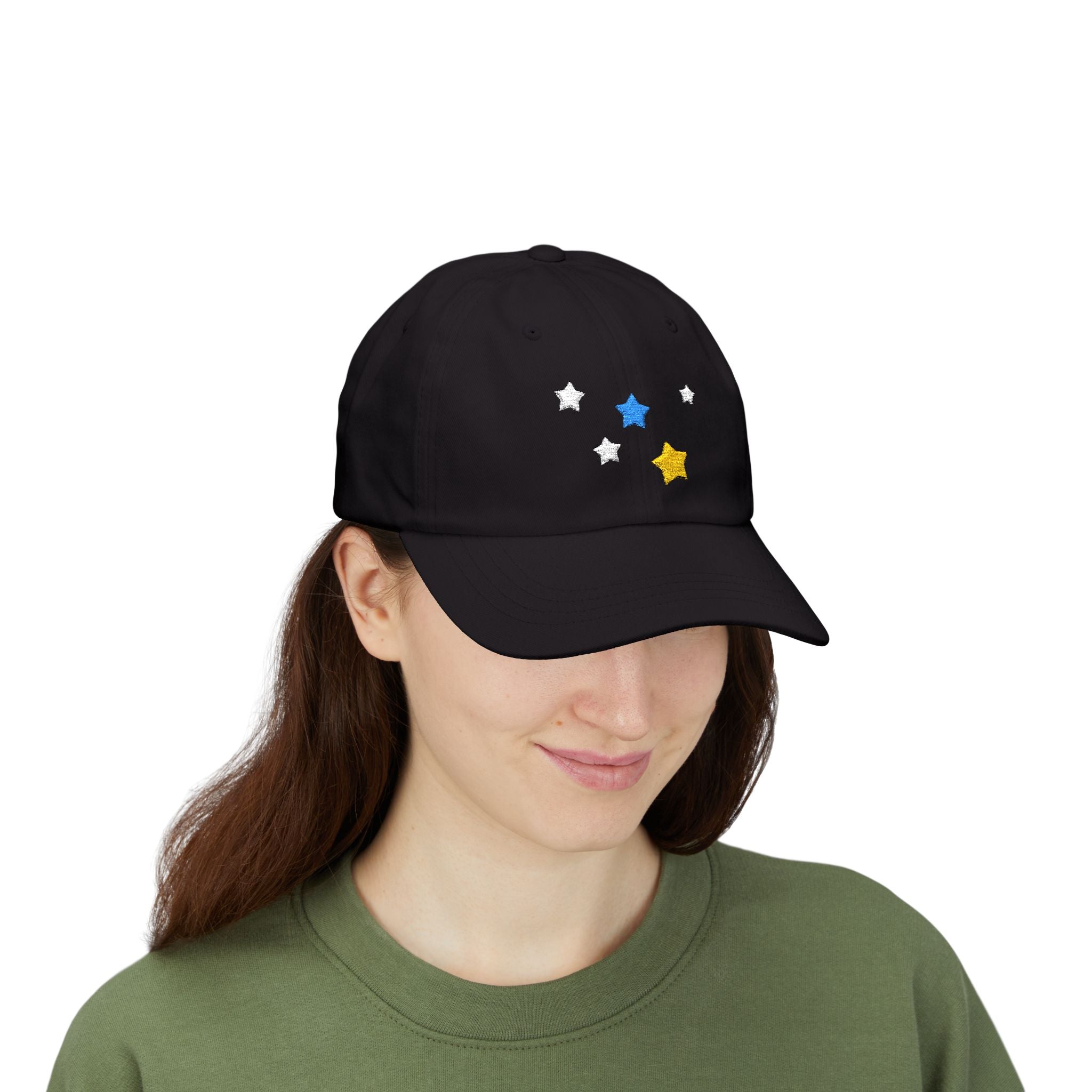 Unisex Cassiopeia Star Embroidered Cotton Dad Cap