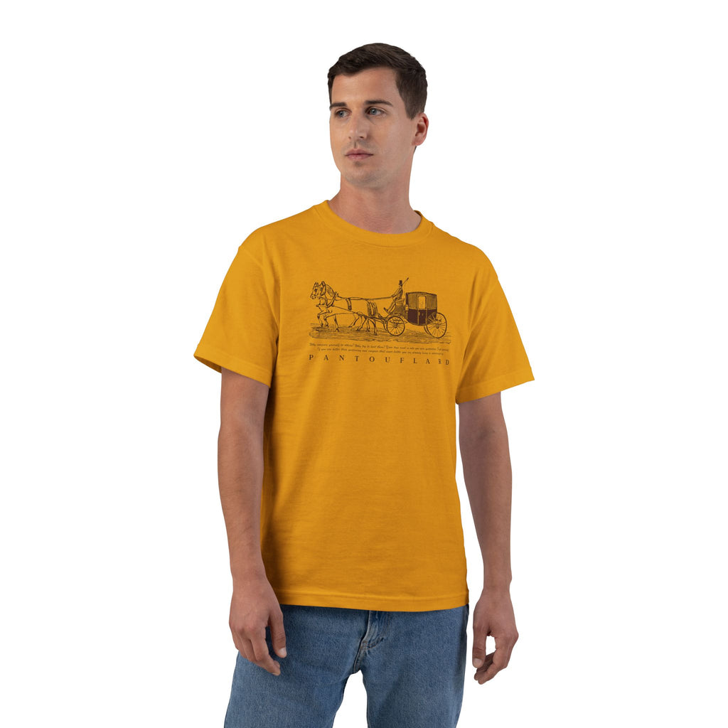 Unisex Burnt Orange Vintage Carriage Graphic 100% Cotton T-Shirt