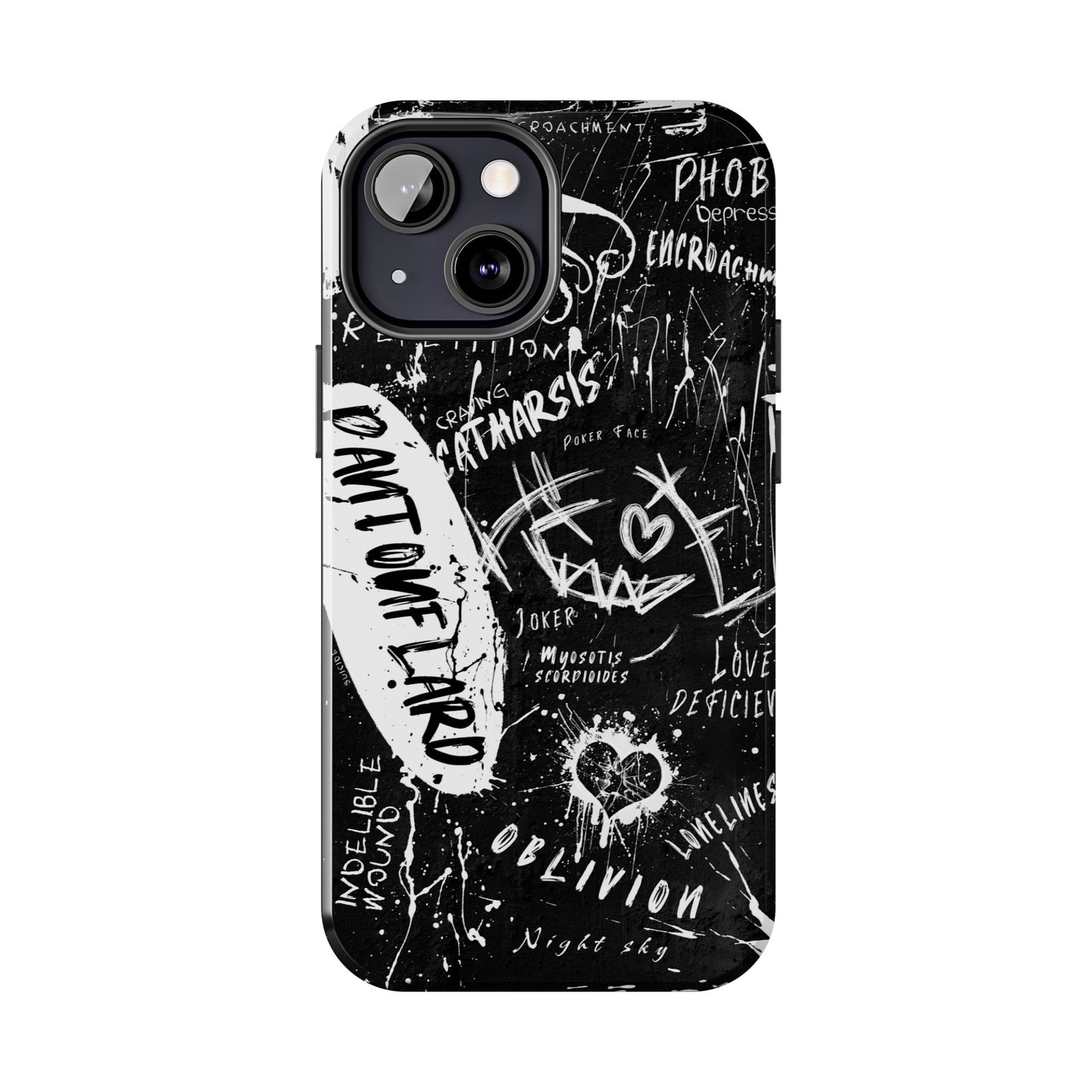 Edgy iPhone Cases for Tough Love - Perfect for Teens and Young Adults, Trendy Art, Unique Gift, Phone Accessories
