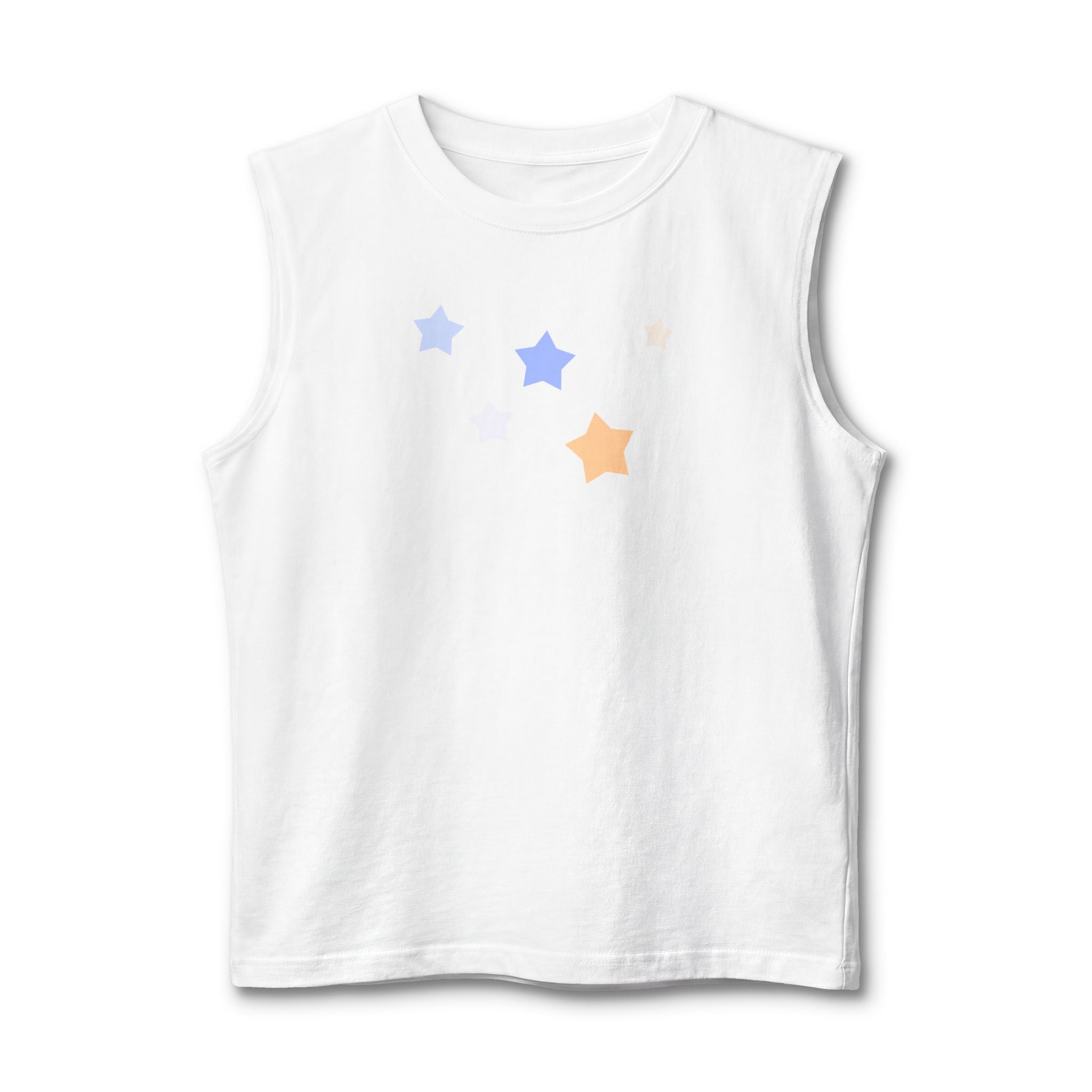 Men's & Women's Cassiopeia Constellation Graphic Jersey Muscle Tank - W-Shape Sleeveless Shirt