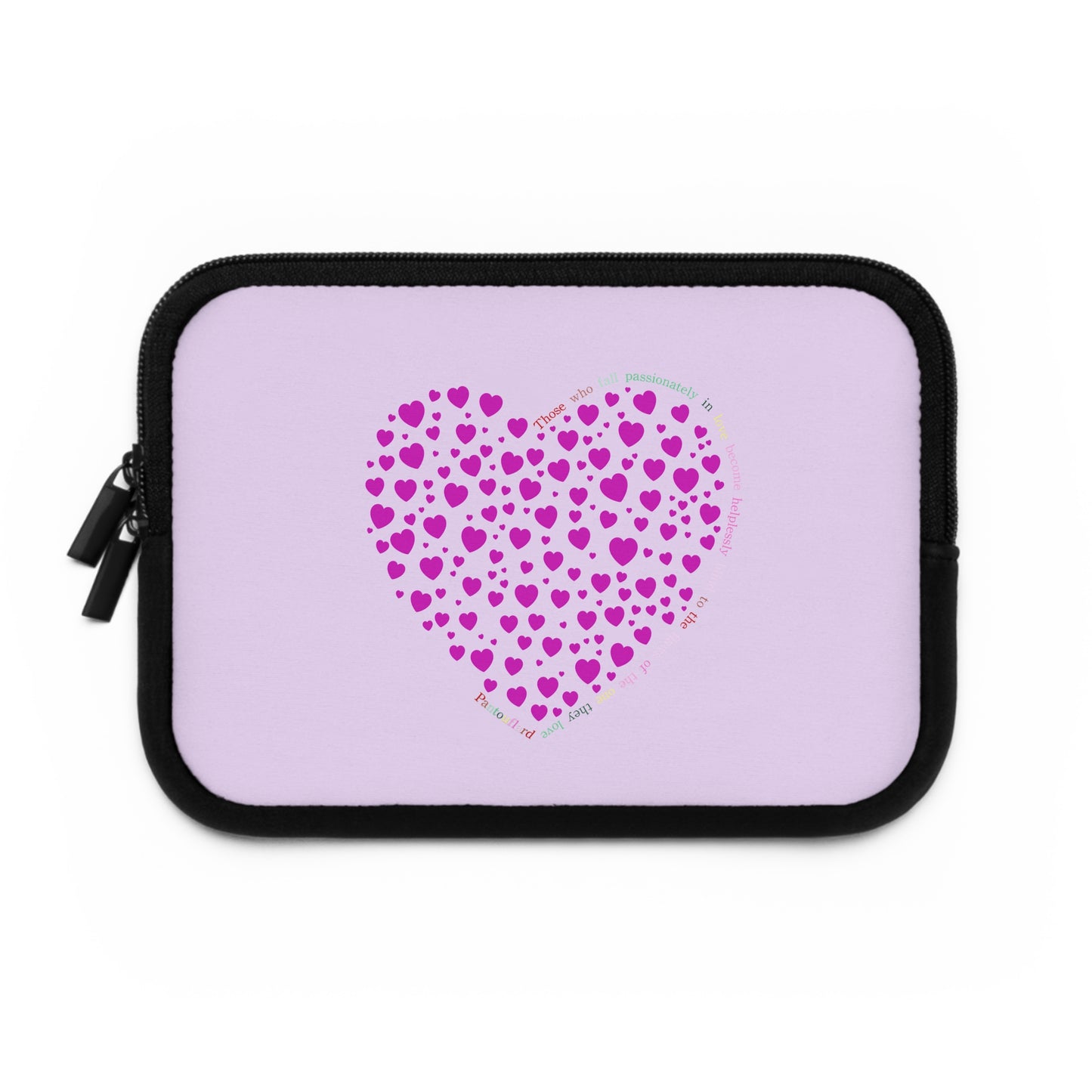 Pink Heart Laptop Sleeve