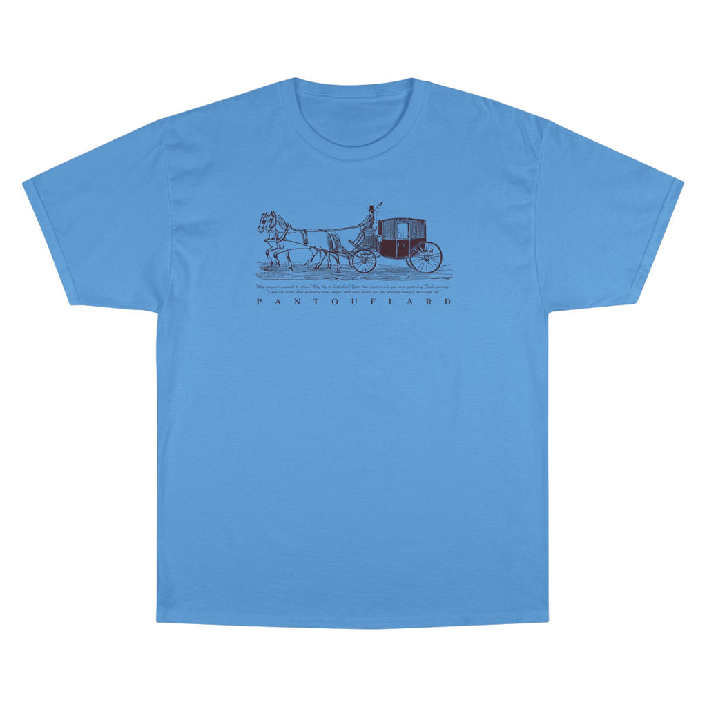 Unisex Burnt Orange Champion Vintage Carriage 100% Cotton T-Shirt