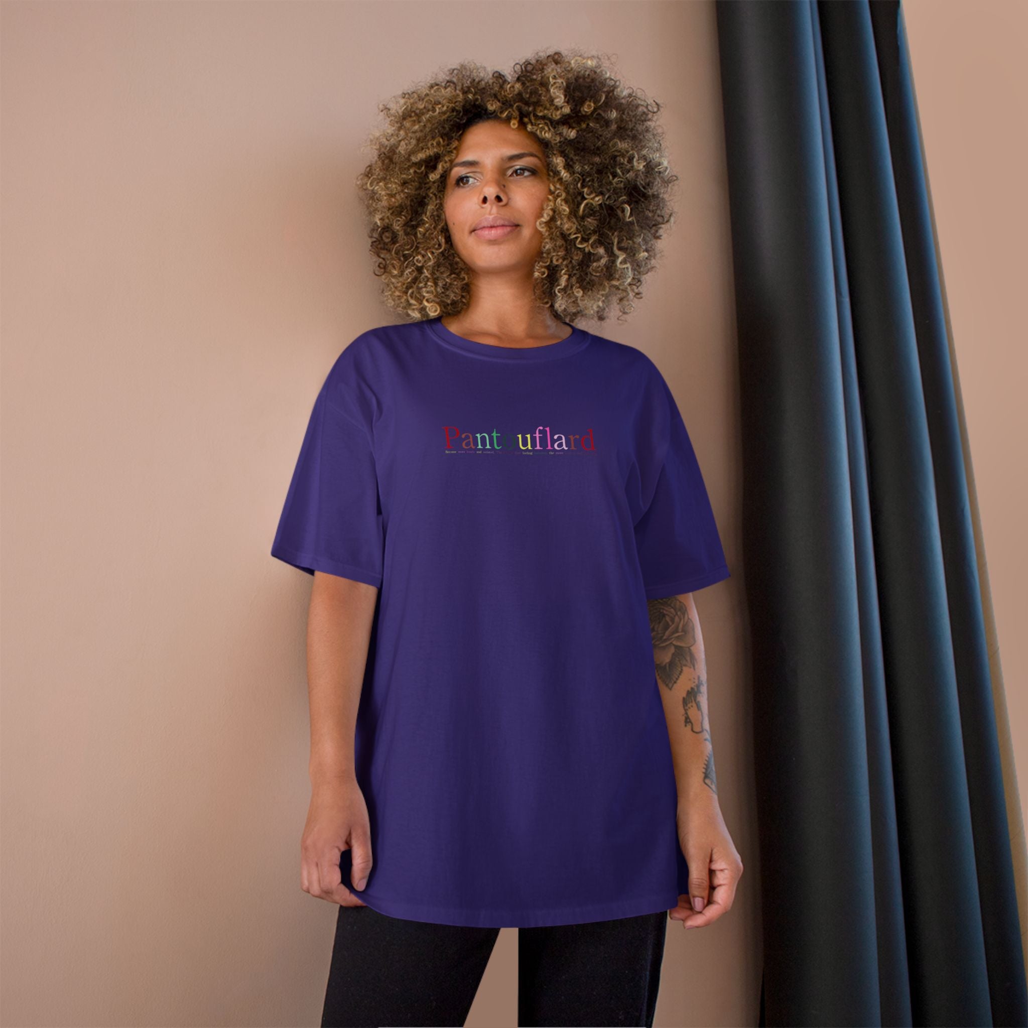 Champion Men's & Women's Black Heavyweight T-Shirt - 6.1oz Heritage Cotton Graphic Tee