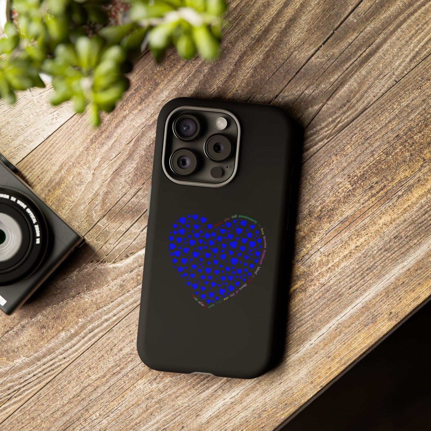Fundas de corazón azul para teléfonos iPhone, Galaxy, Google Pixel (54 tipos)