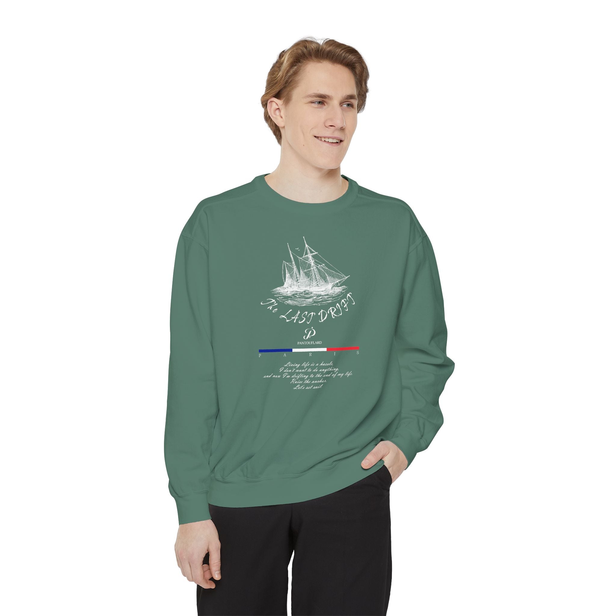 Unisex Navy Last Drift Cotton Blend Sweatshirt