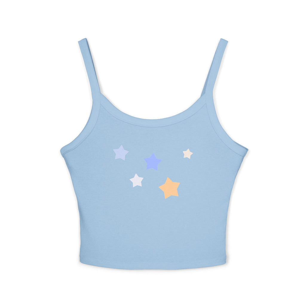 Women's Cassiopeia Constellation Graphic Spaghetti Strap Tank - W-Shape Summer Cami