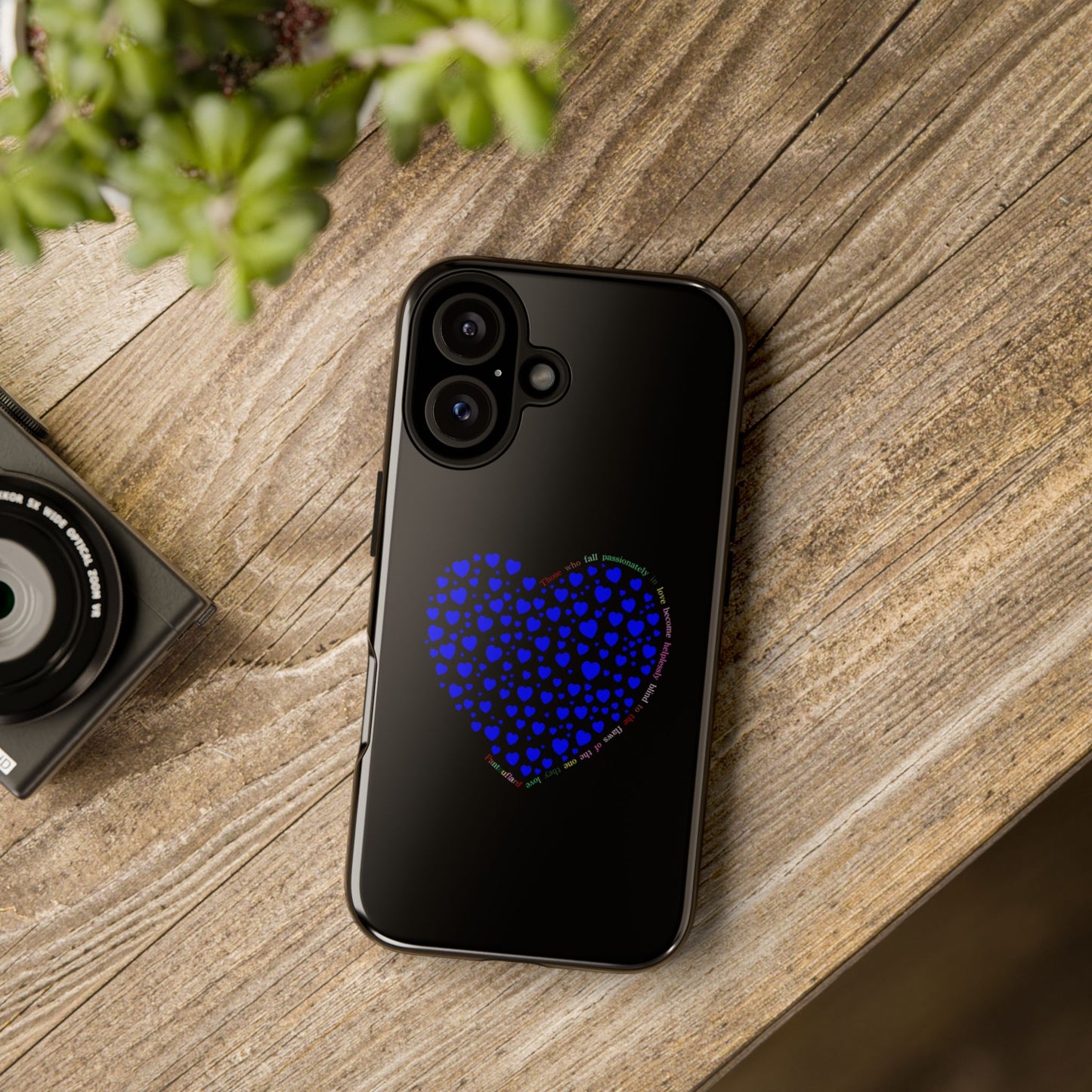 Fundas de corazón azul para teléfonos iPhone, Galaxy, Google Pixel (54 tipos)