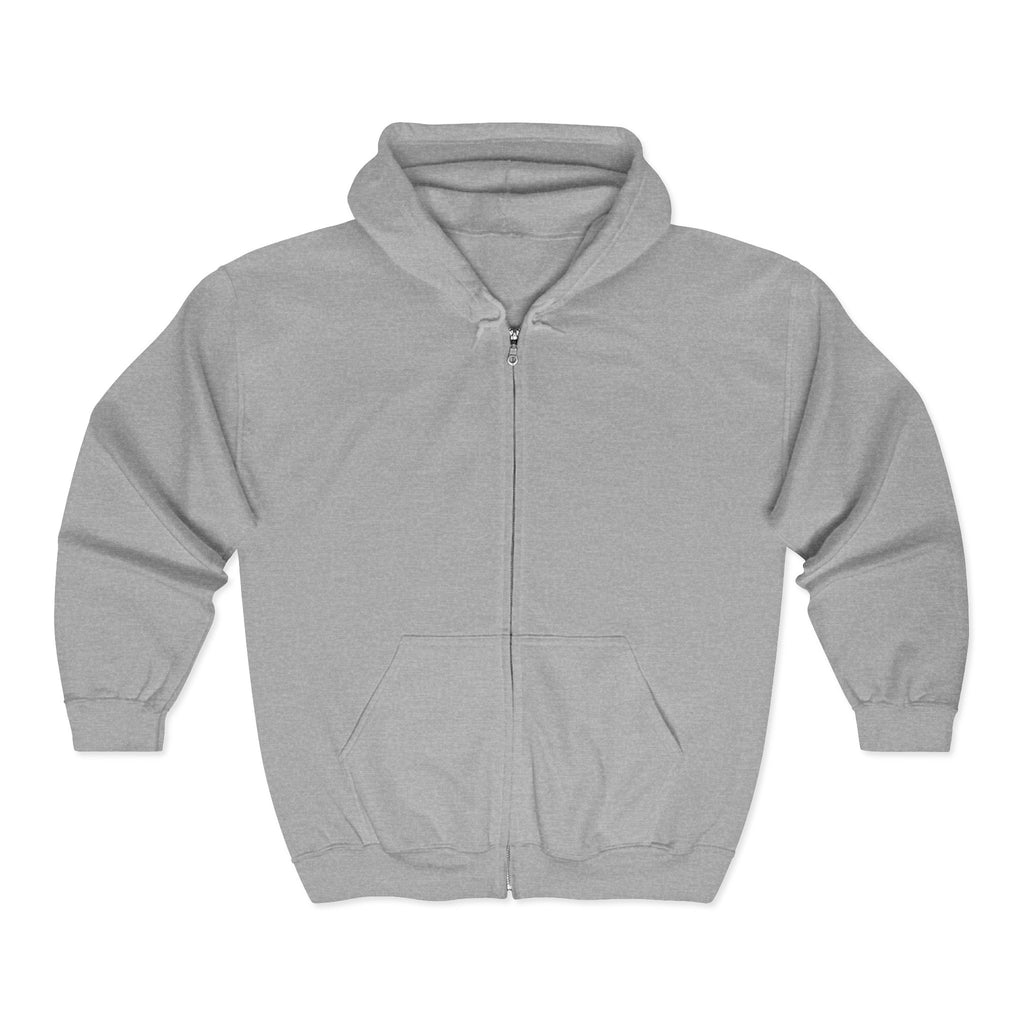 Old Money Aesthetic Zip-Up Hoodie - Back print Heavyweight
