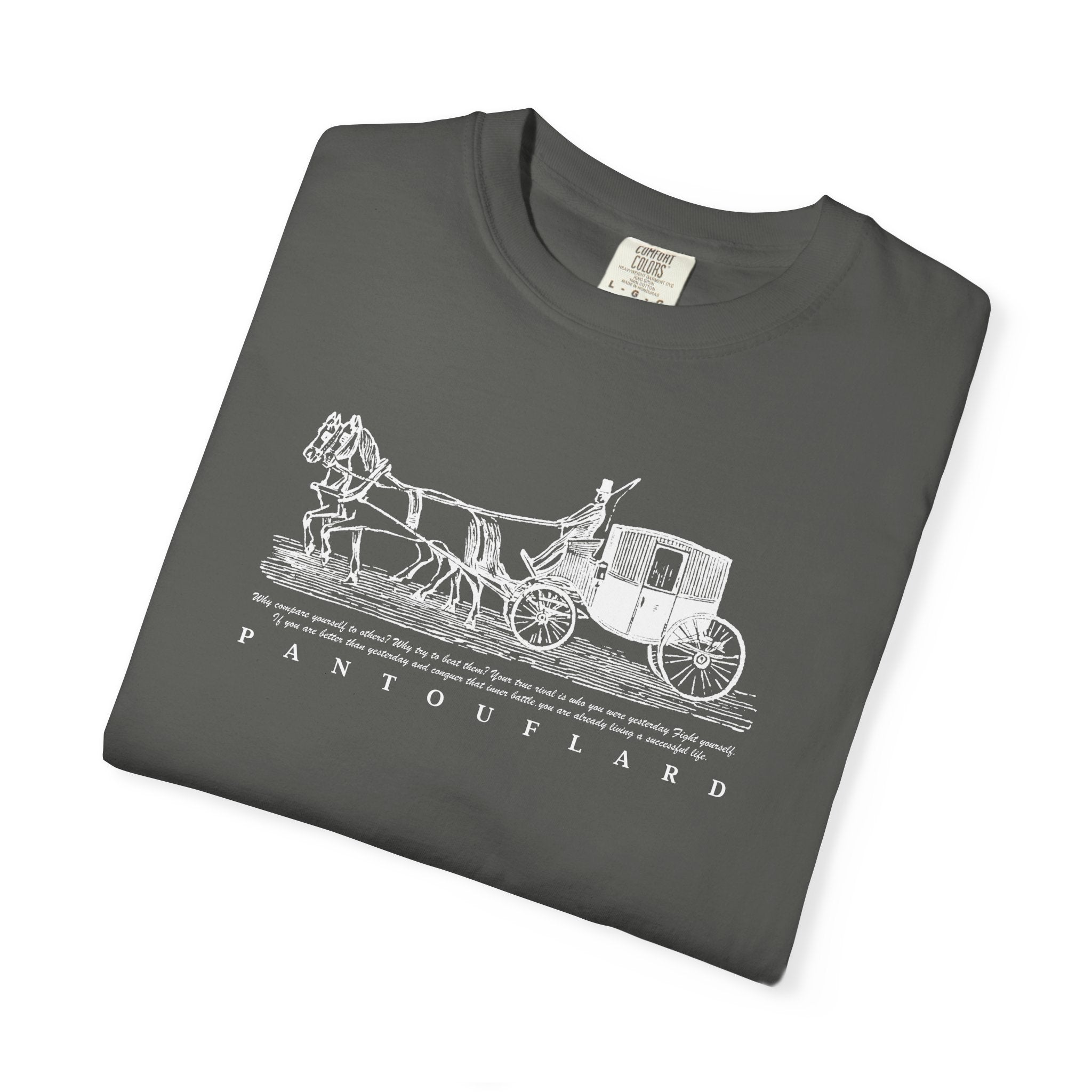 Unisex Burnt Orange Hanes Vintage Carriage Graphic 100% Cotton T-Shirt