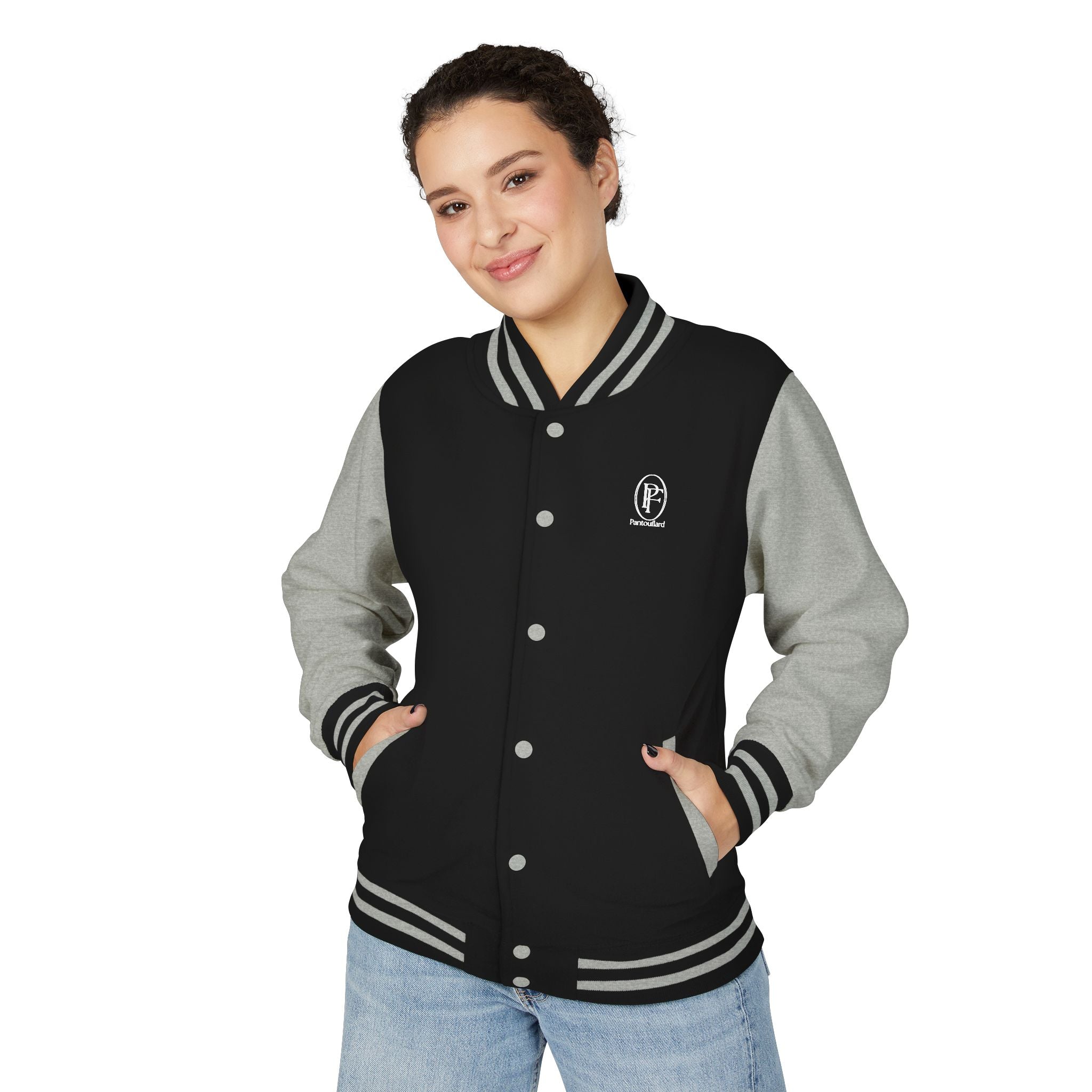 Unisex Navy Pantouflard Carriage Cotton Blend Jacket