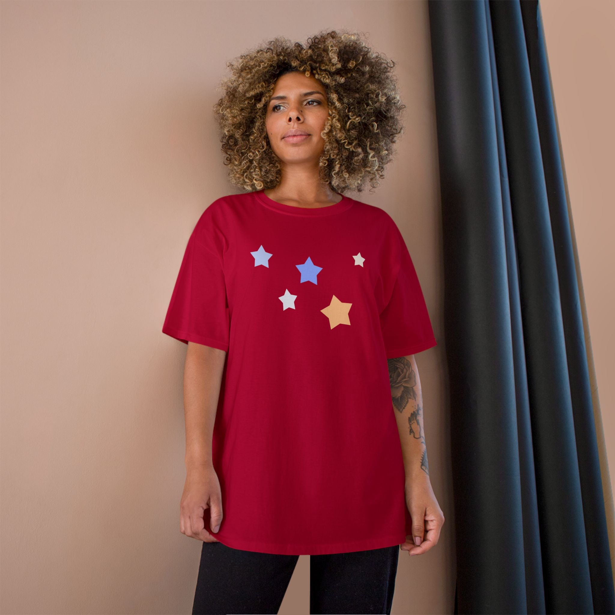 Champion Unisex Cassiopeia Constellation Short-Sleeve T-Shirt - W-Shape Graphic Tee