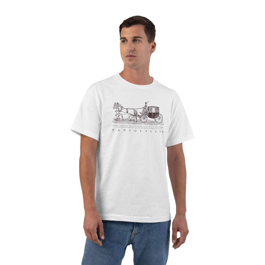 Unisex Burnt Orange Vintage Carriage Graphic 100% Cotton T-Shirt