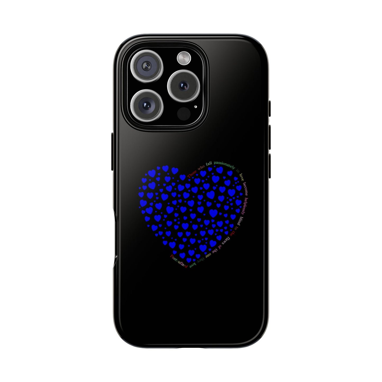 Fundas de corazón azul para teléfonos iPhone, Galaxy, Google Pixel (54 tipos)