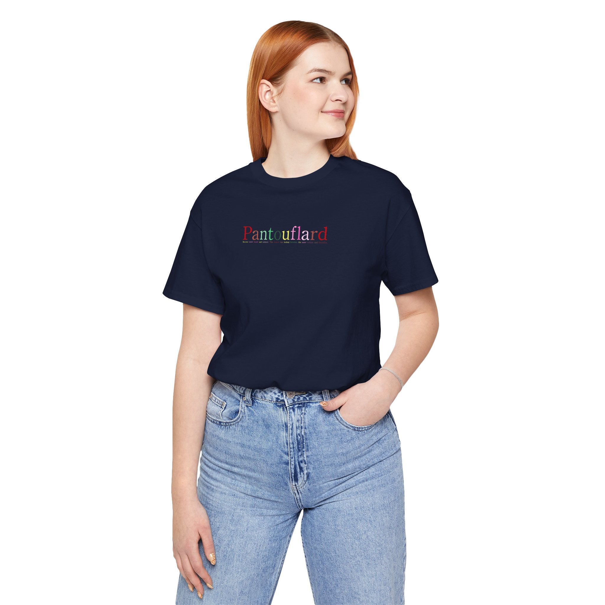 Unisex Minimalist Logo T-Shirt - 100% Airlume Cotton Soft Jersey Tee