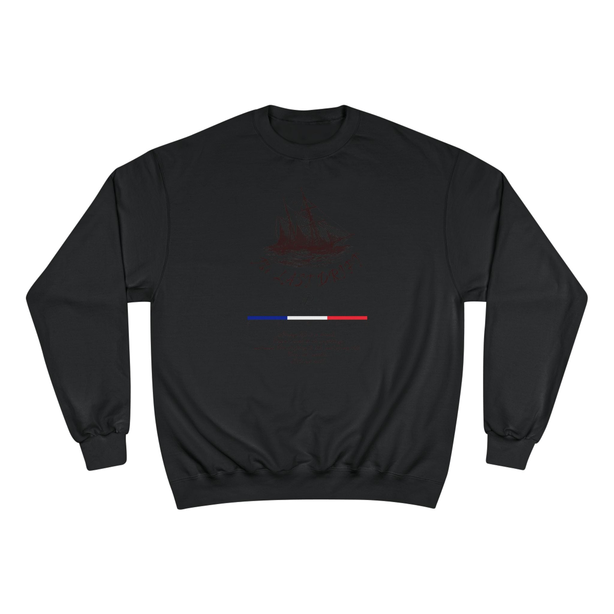 Old Money Nautical Champion Crewneck - The Last Drift I (Paris Streetwear Aesthetic)